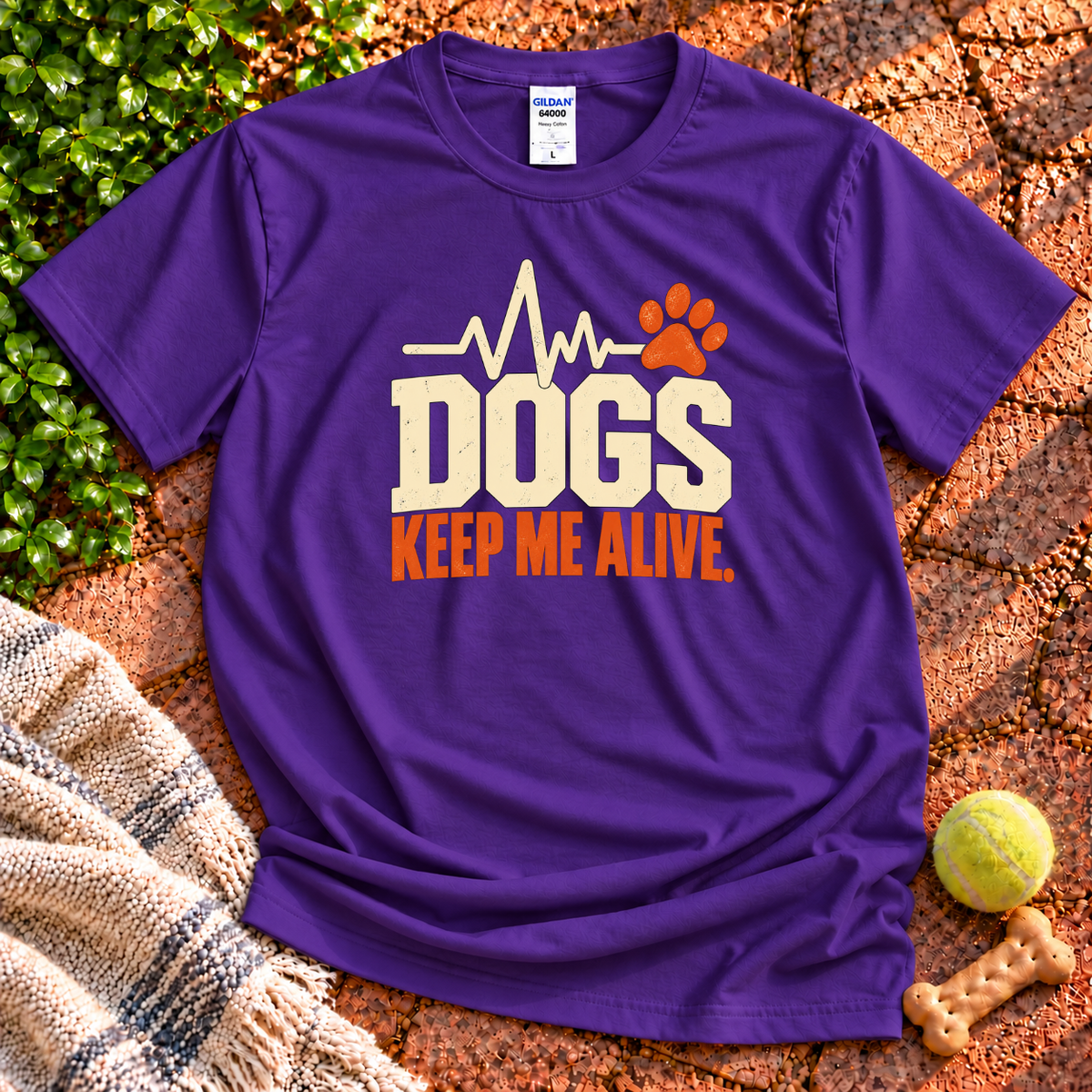 Dogs Keep Me Alive T-Shirt