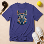 Geometric German Shepherd, Classic T-Shirt