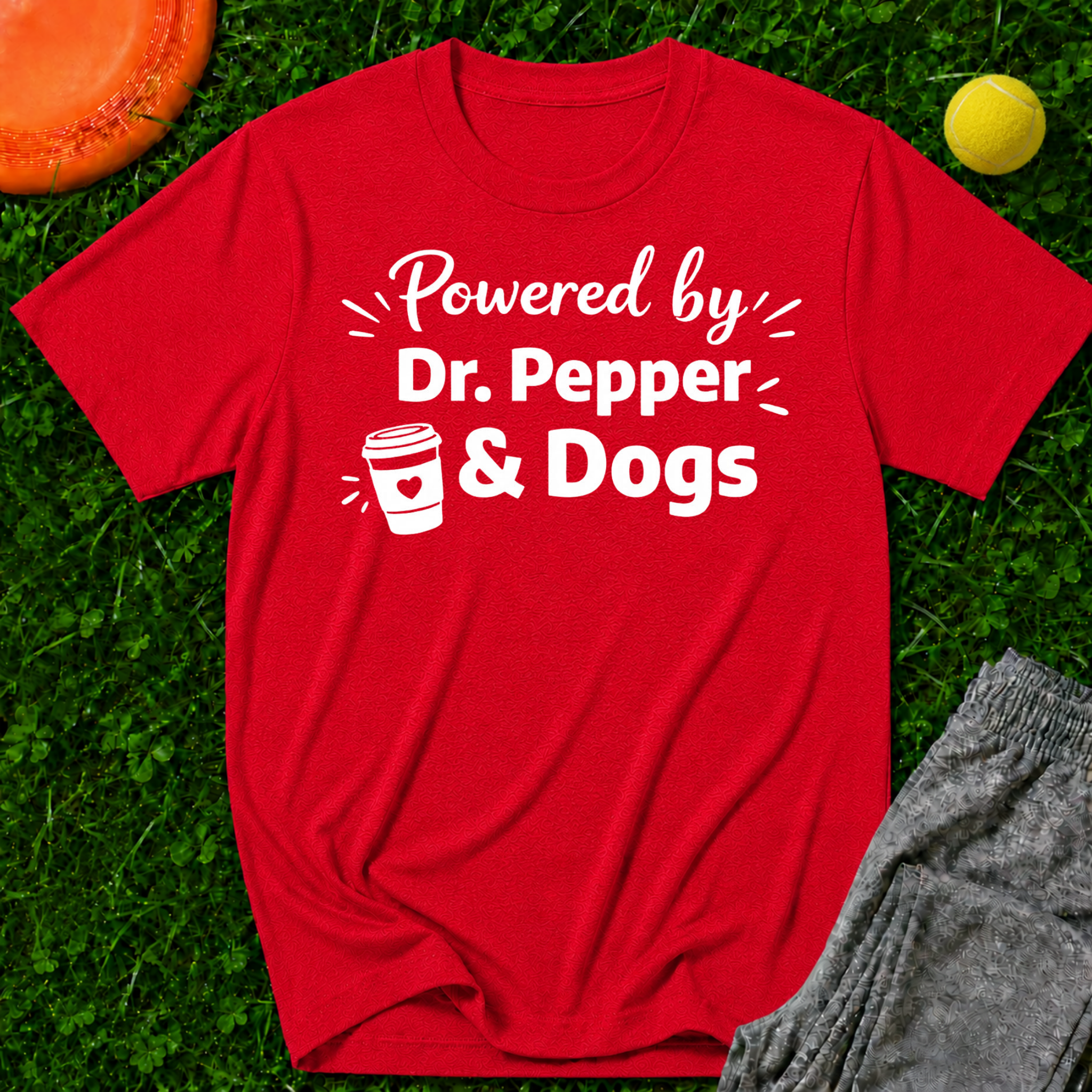 Powered by Dr. Pepper & Dogs, Classic Tee