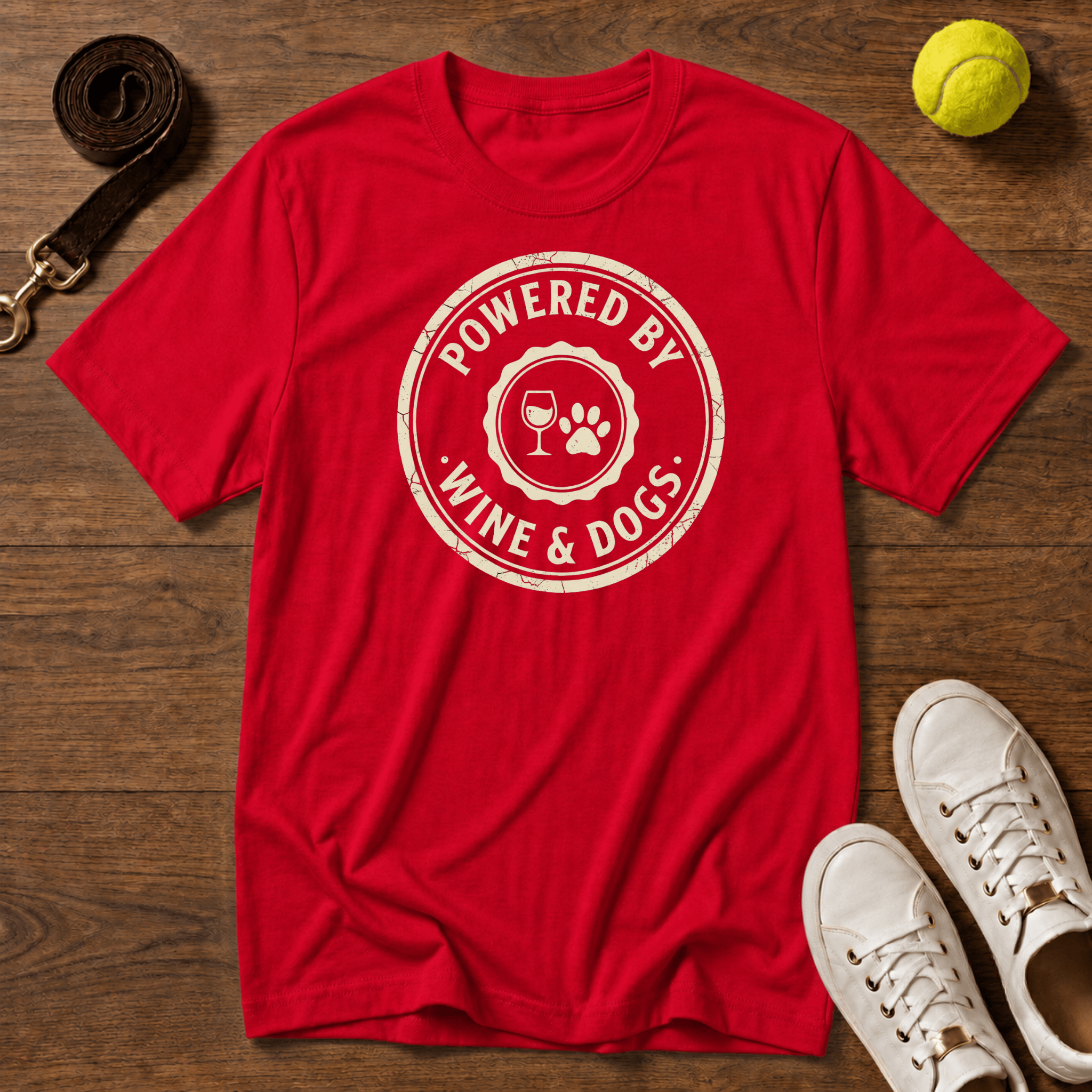 Wine & Dogs T-Shirt — Gildan Softstyle