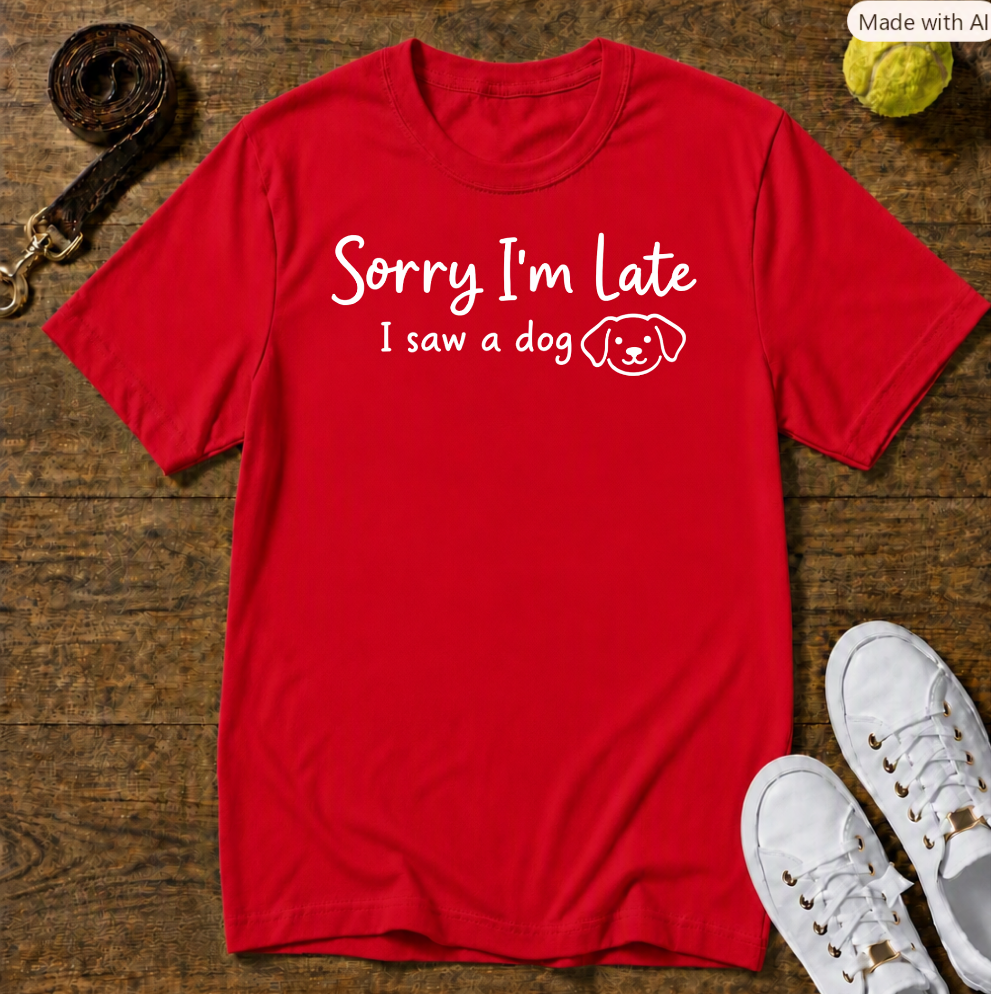 Sorry I'm Late T-Shirt – Gildan Softstyle