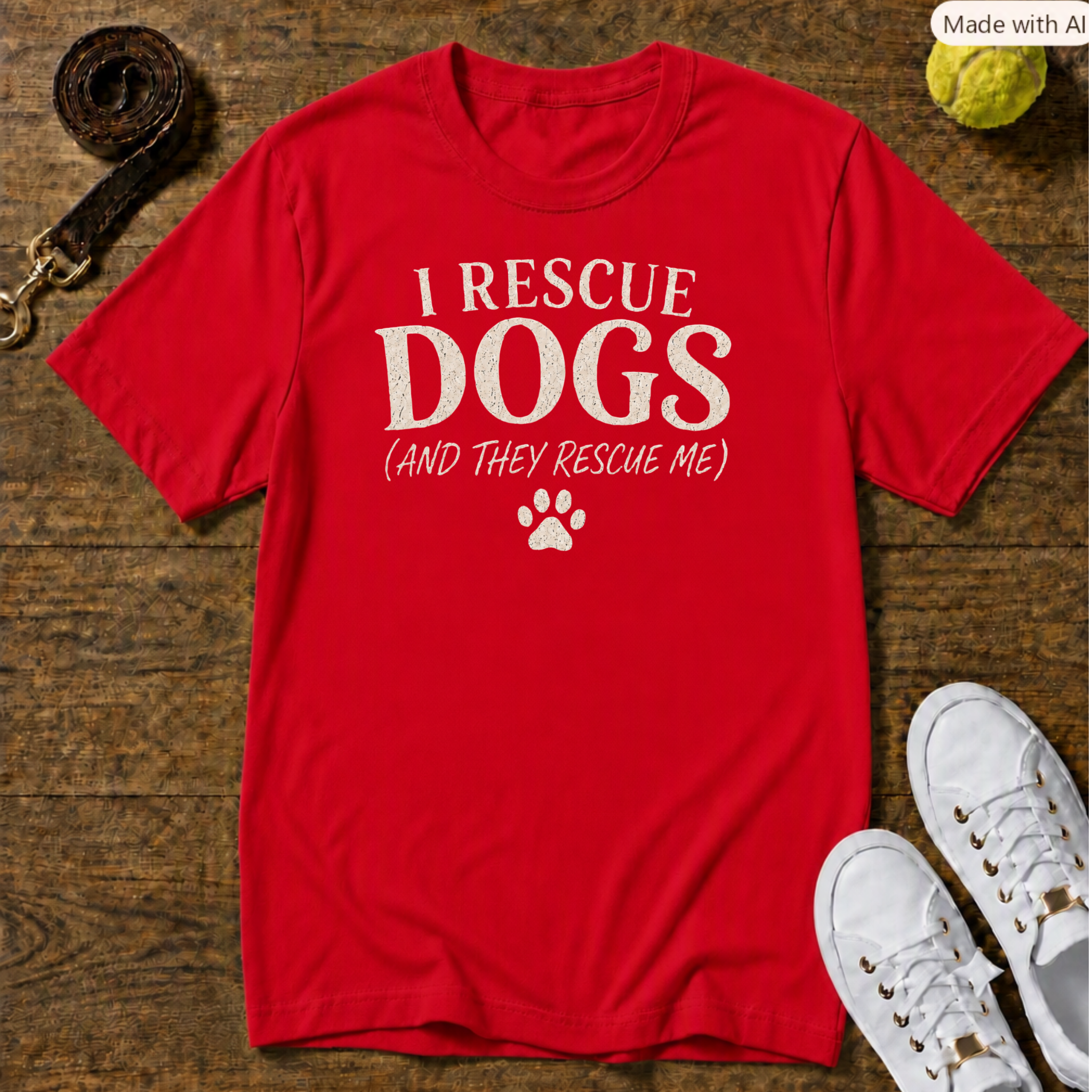 I Rescue Dogs T-Shirt – Gildan Softstyle