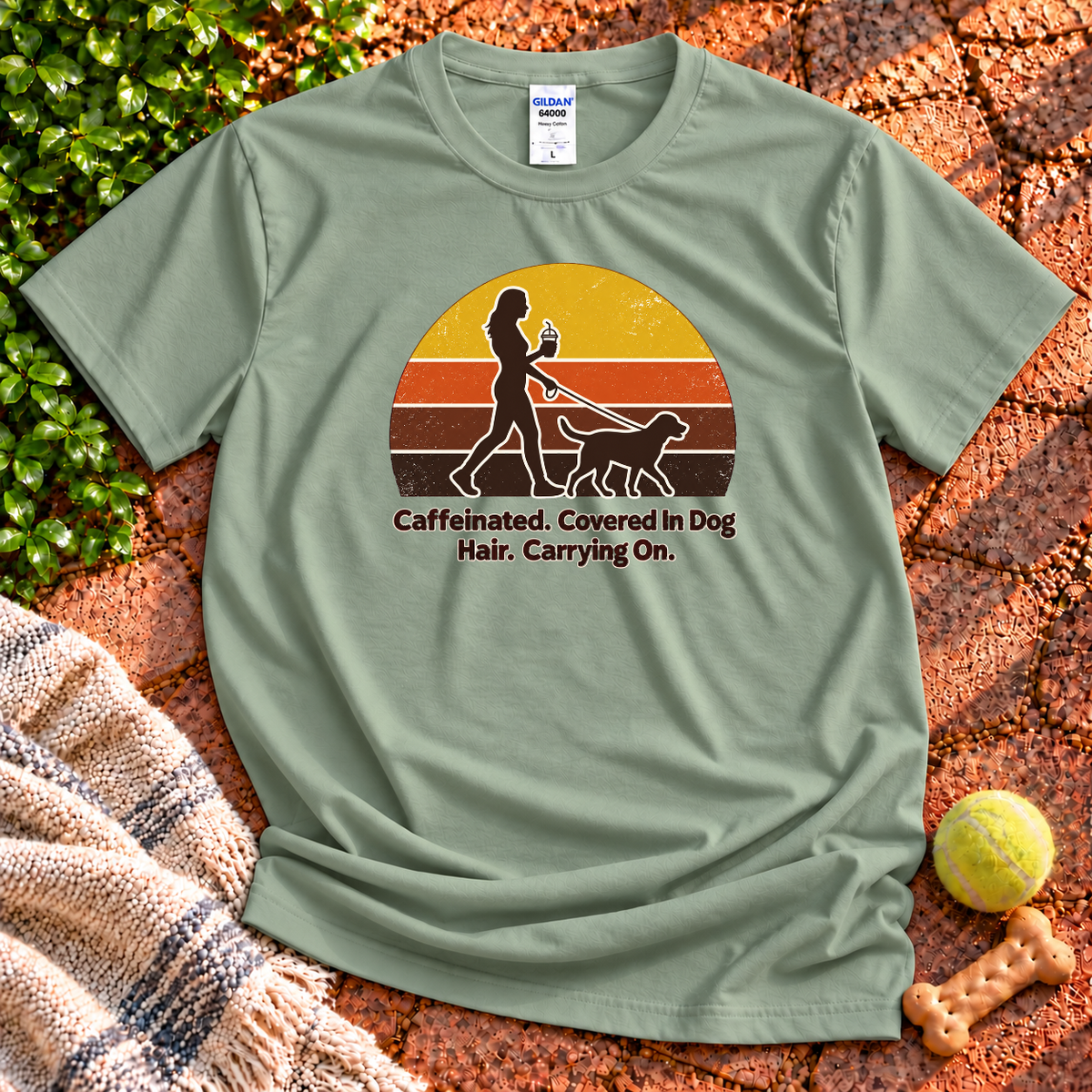 Dog Walker dog lover graphic T-shirt – Wigglebumms