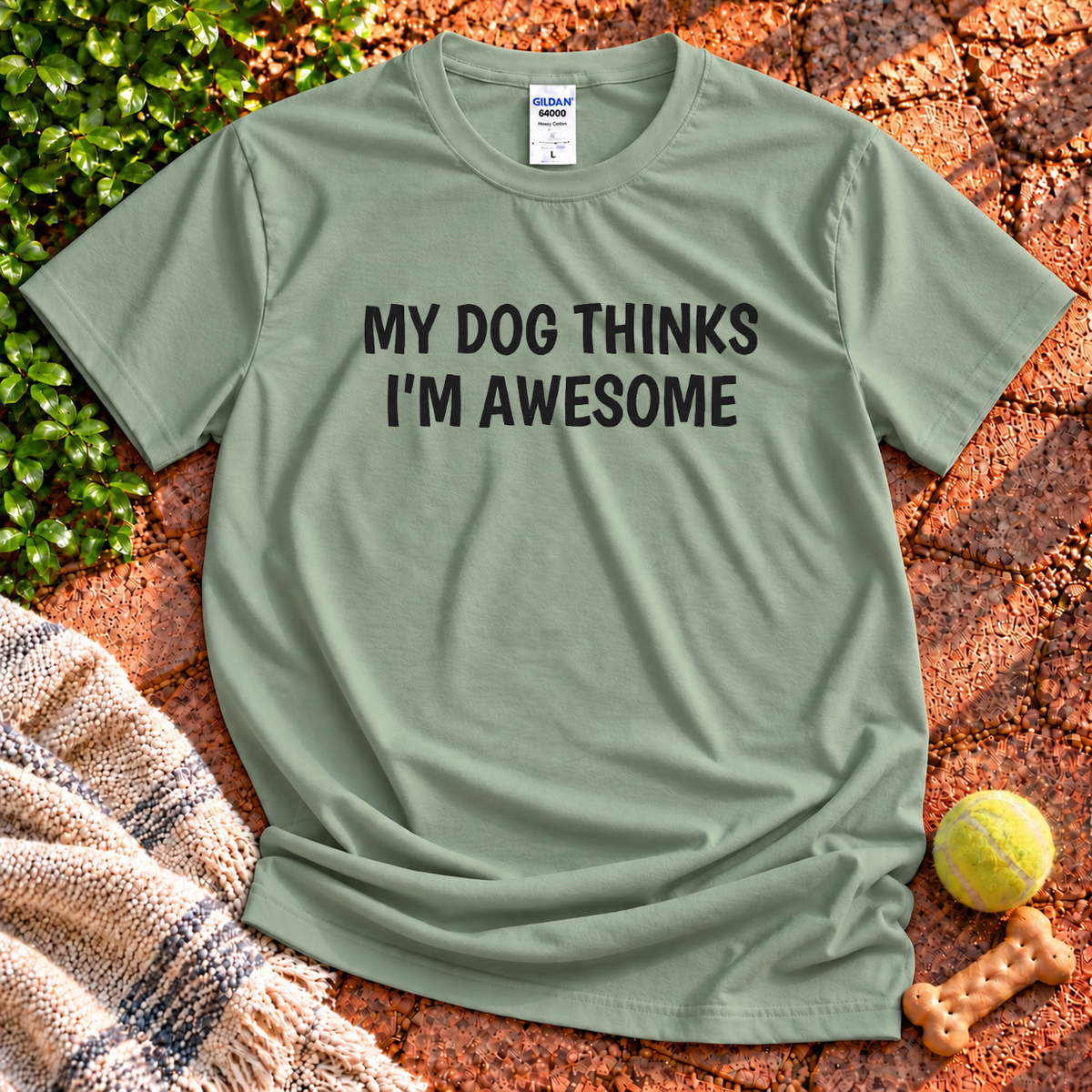 I’m Awesome dog lover graphic T-shirt – Wigglebumms