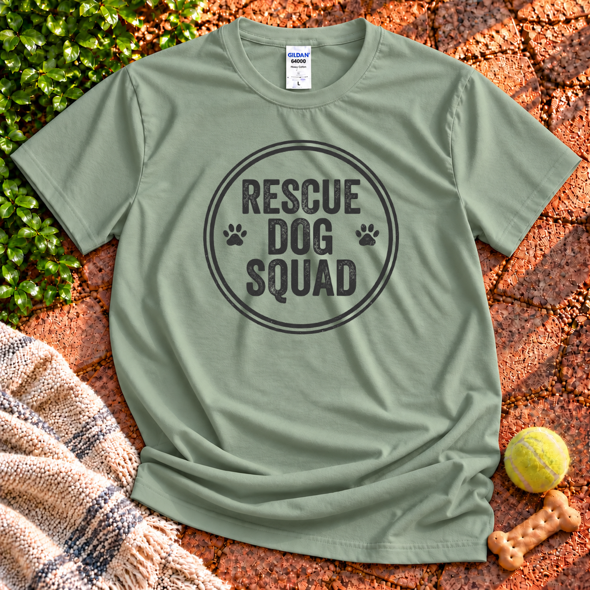 Rescue Squad dog lover graphic T-shirt – Wigglebumms
