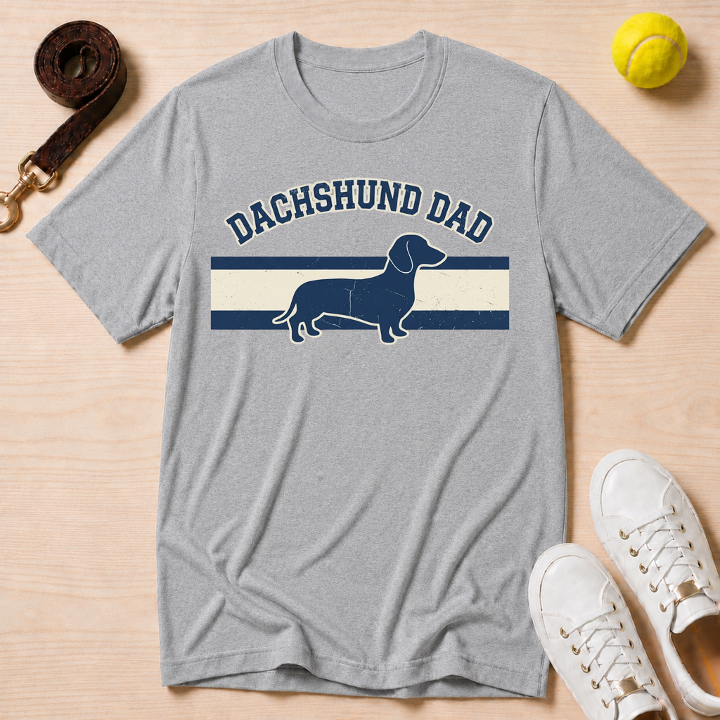 Dachshund Dad T-Shirt — Gildan Softstyle