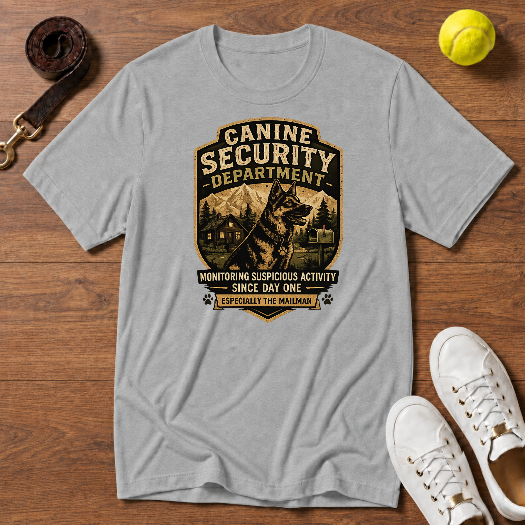 Canine Security Department T-Shirt – Gildan Softstyle