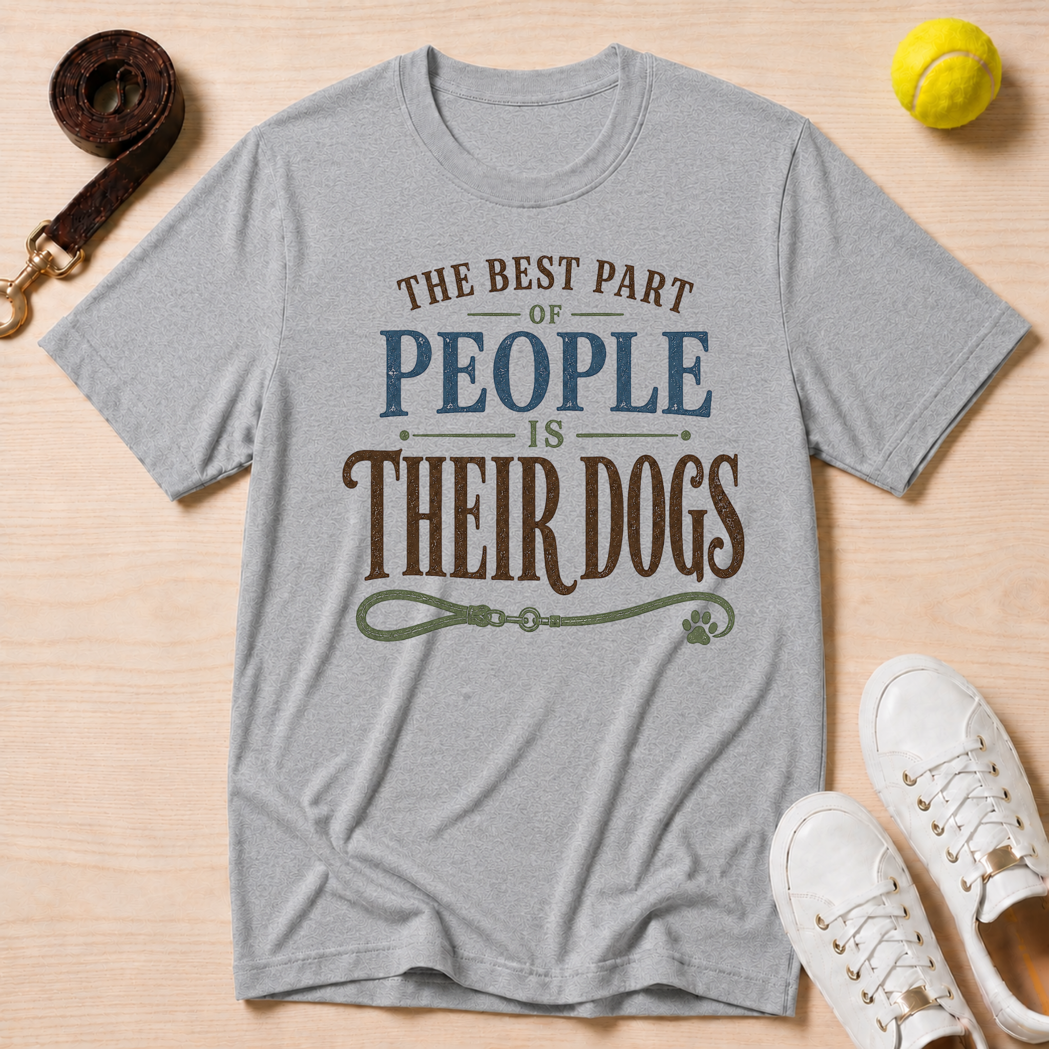 The Best Part of People Is Their Dogs, T-Shirt