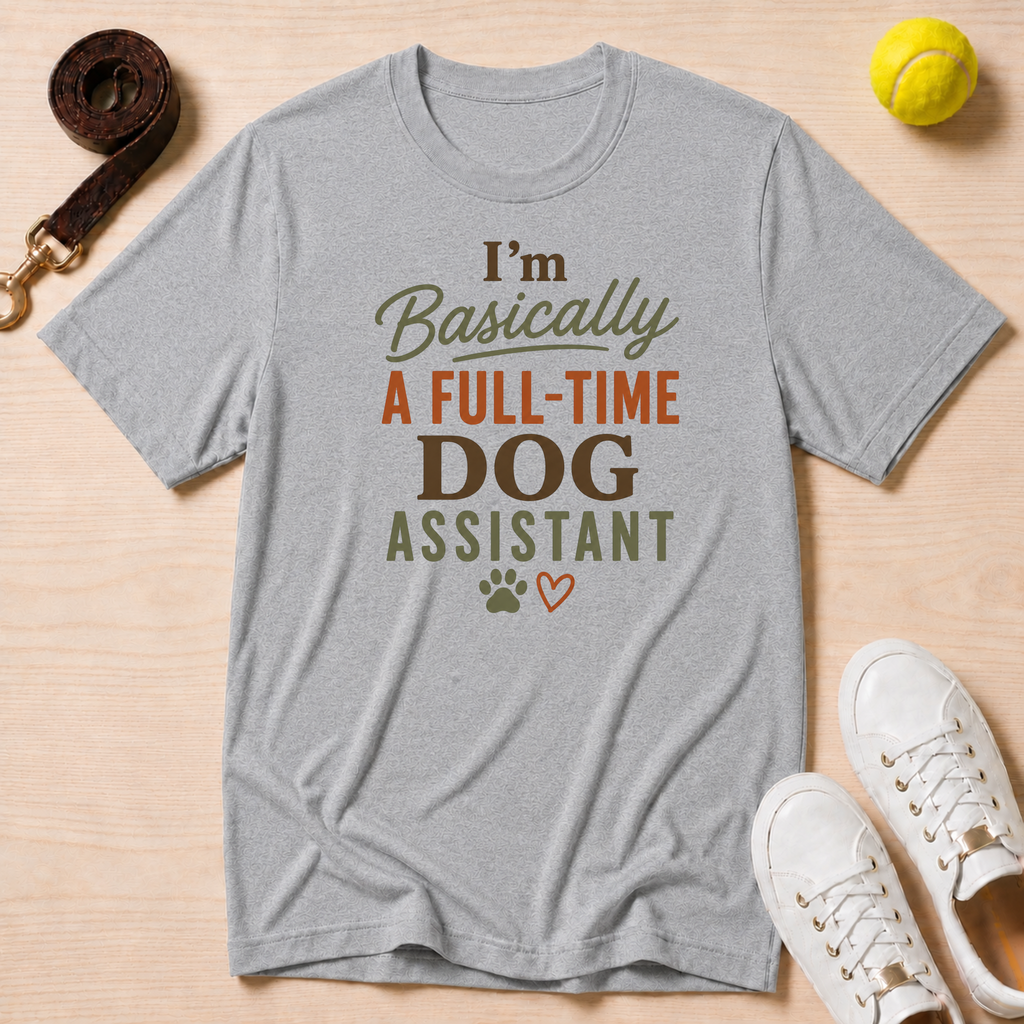I'm Basically a Full-Time Dog Assistant T-Shirt