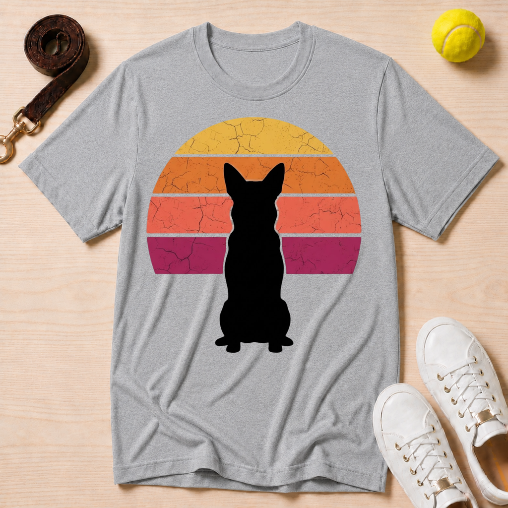 Dog Sunset T-Shirt — Gildan Softstyle
