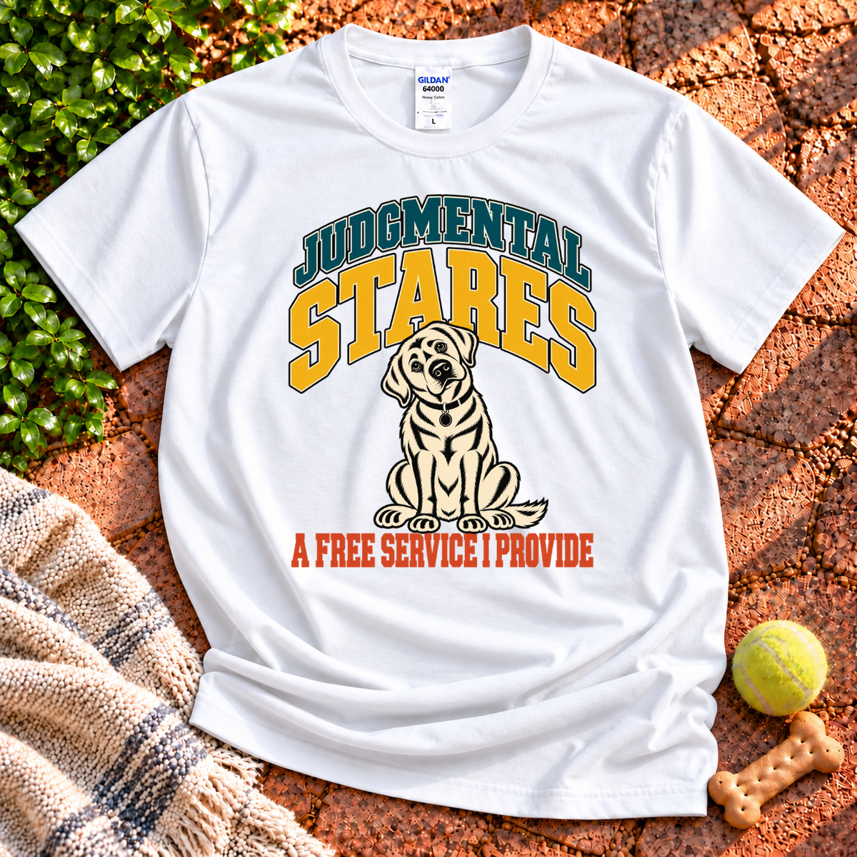 Judgmental Stares Dog T-Shirt