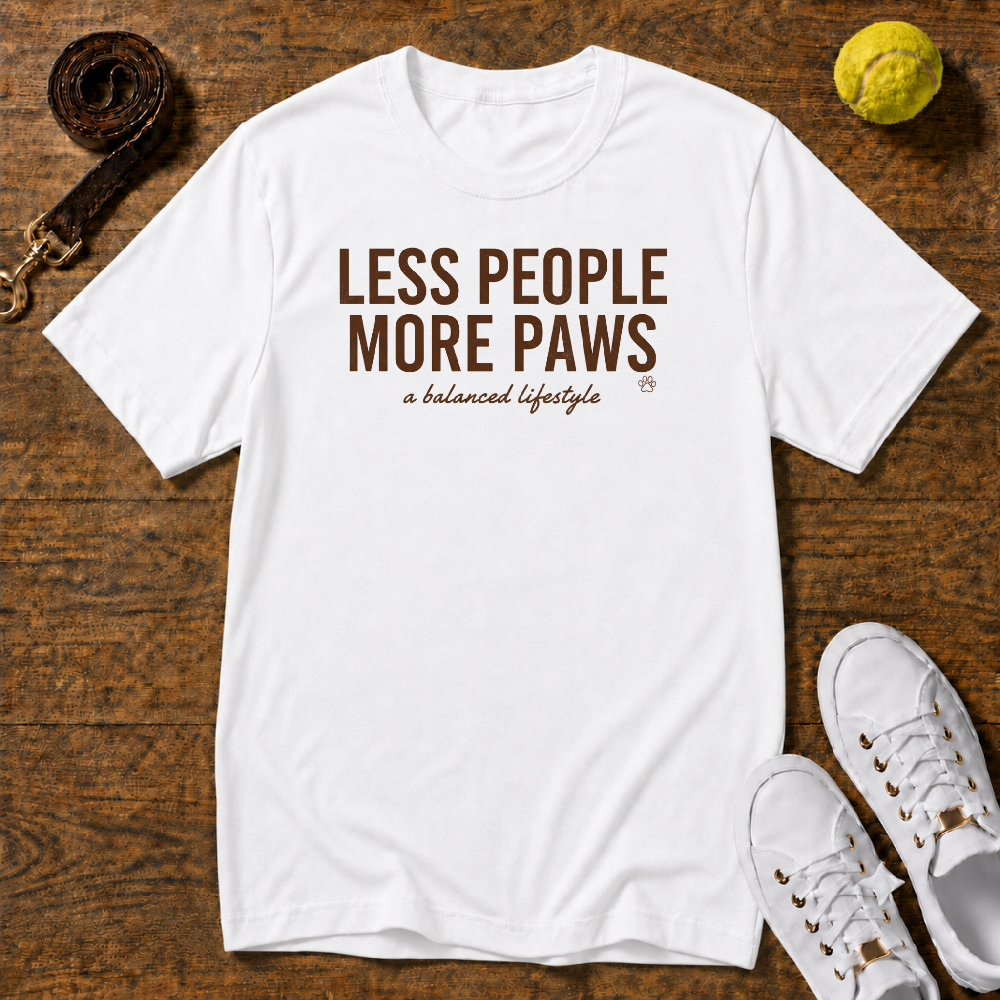 Less People More Paws Gildan Softstyle Tee