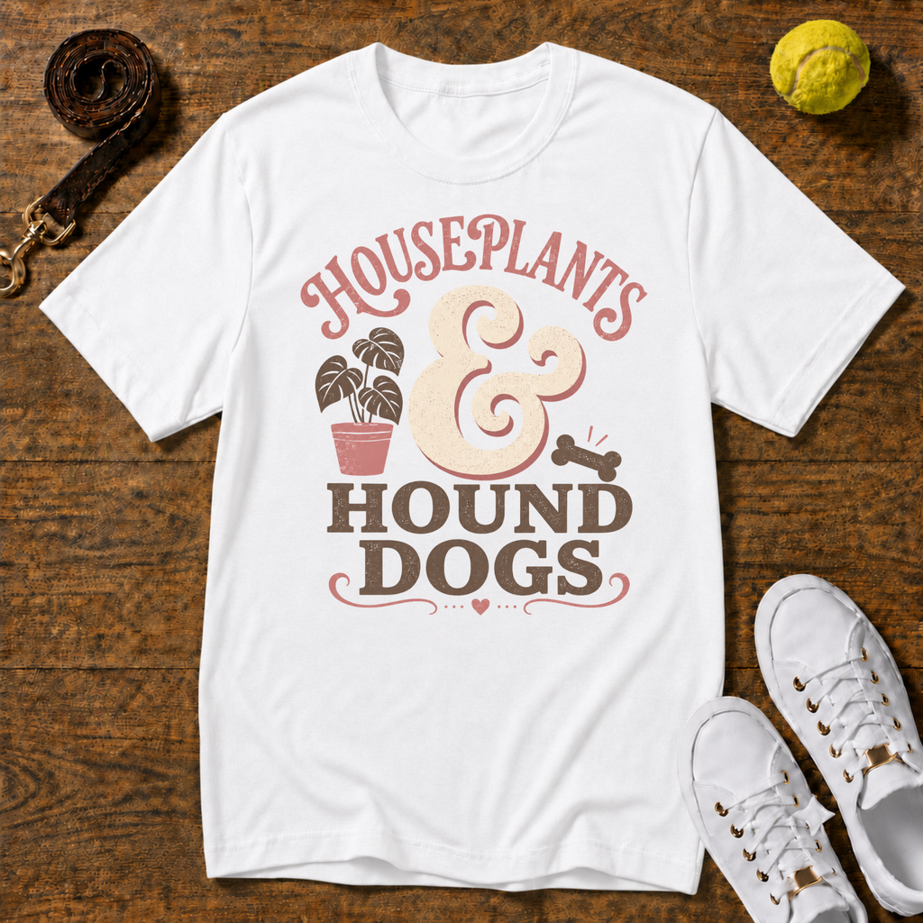 Houseplants & Hound Dogs T-Shirt – Gildan Softstyle