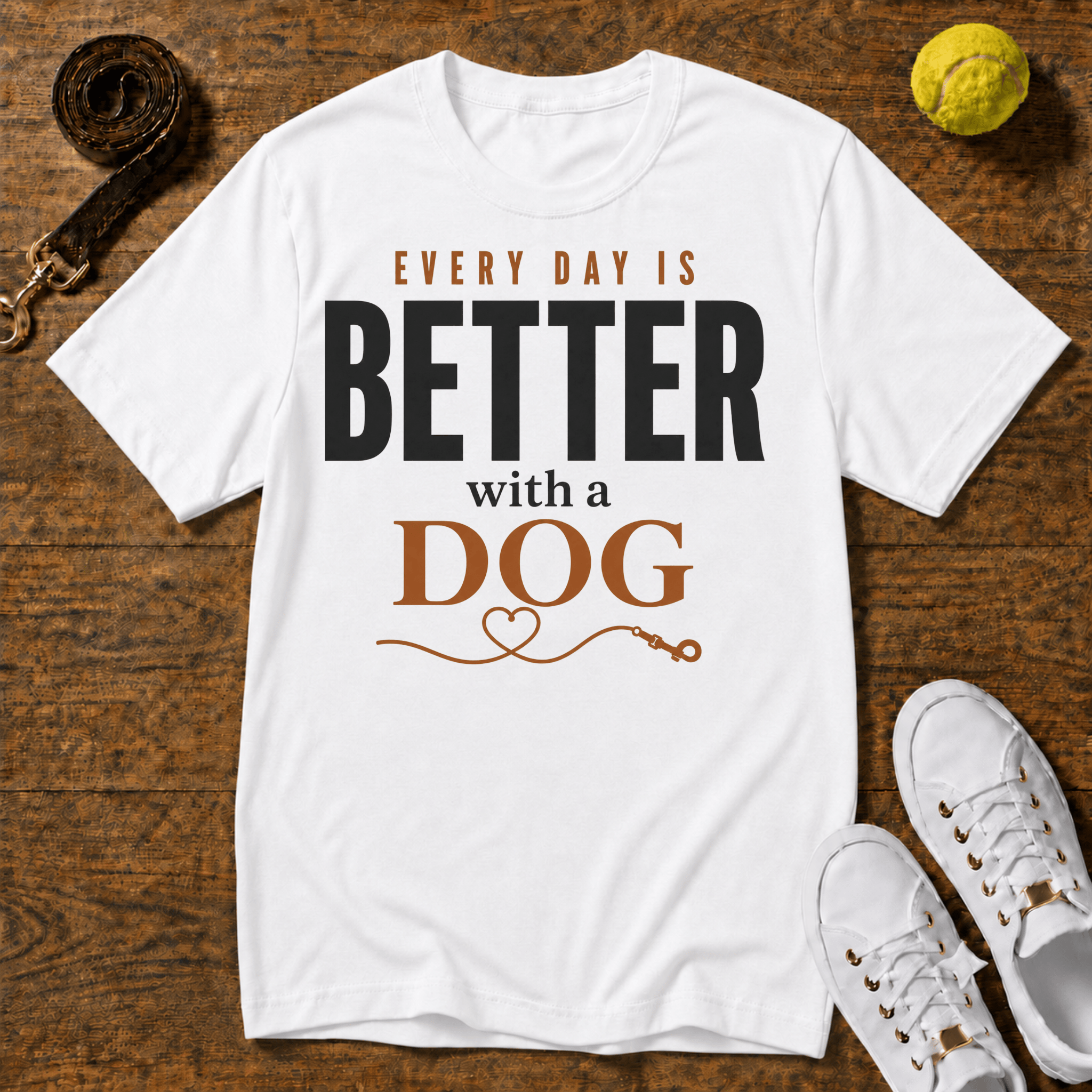 Better With A Dog T-Shirt – Gildan Softstyle