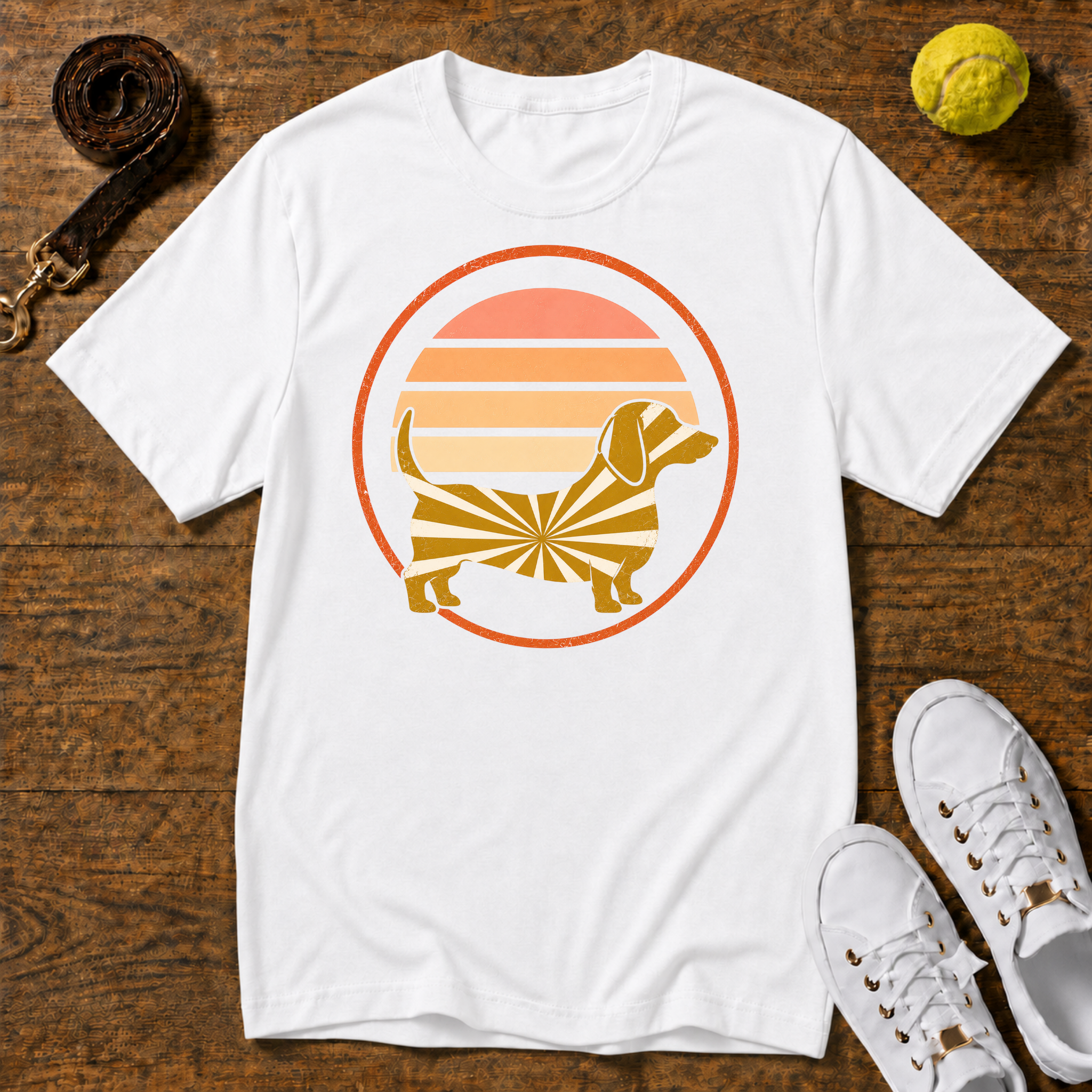 Dachshund Sunset T-Shirt – Gildan Softstyle