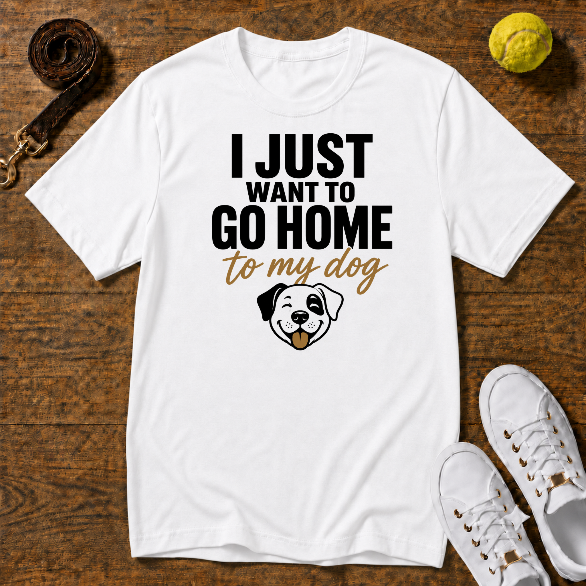 Go Home to My Dog T-Shirt – Gildan Softstyle