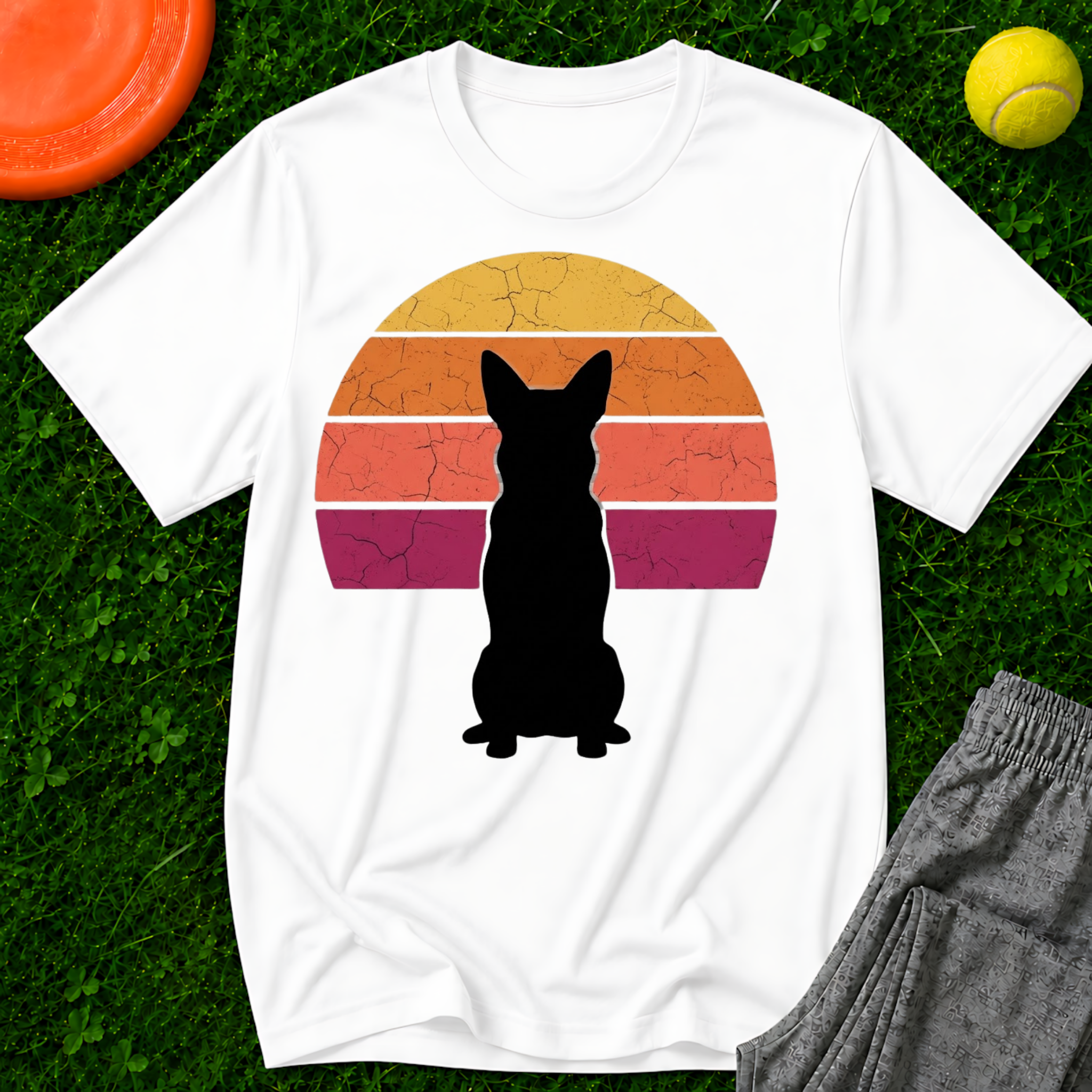 Dog Sunset T-Shirt — Gildan Softstyle