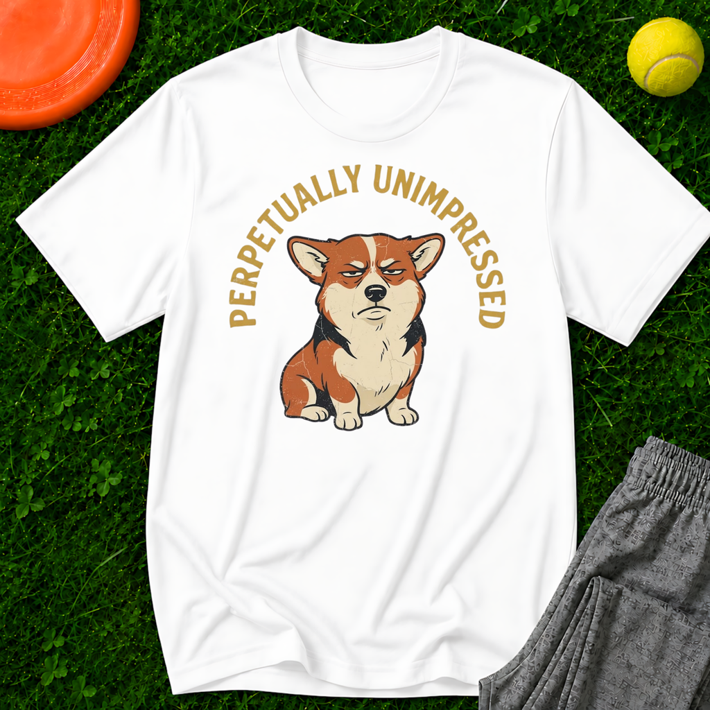 Corgi Unimpressed T-Shirt - Gildan Softstyle