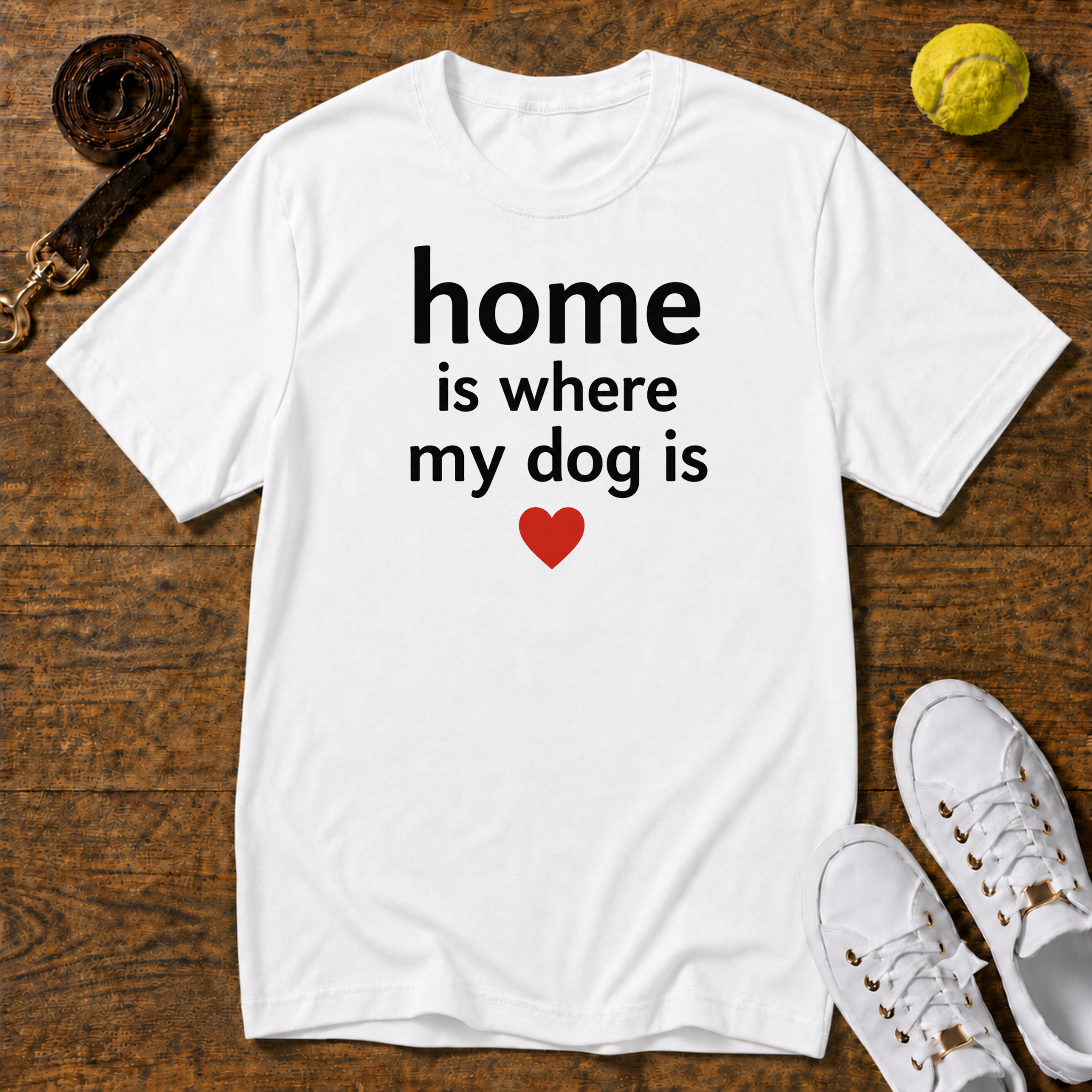 Where My Dog Is T-Shirt – Gildan Softstyle