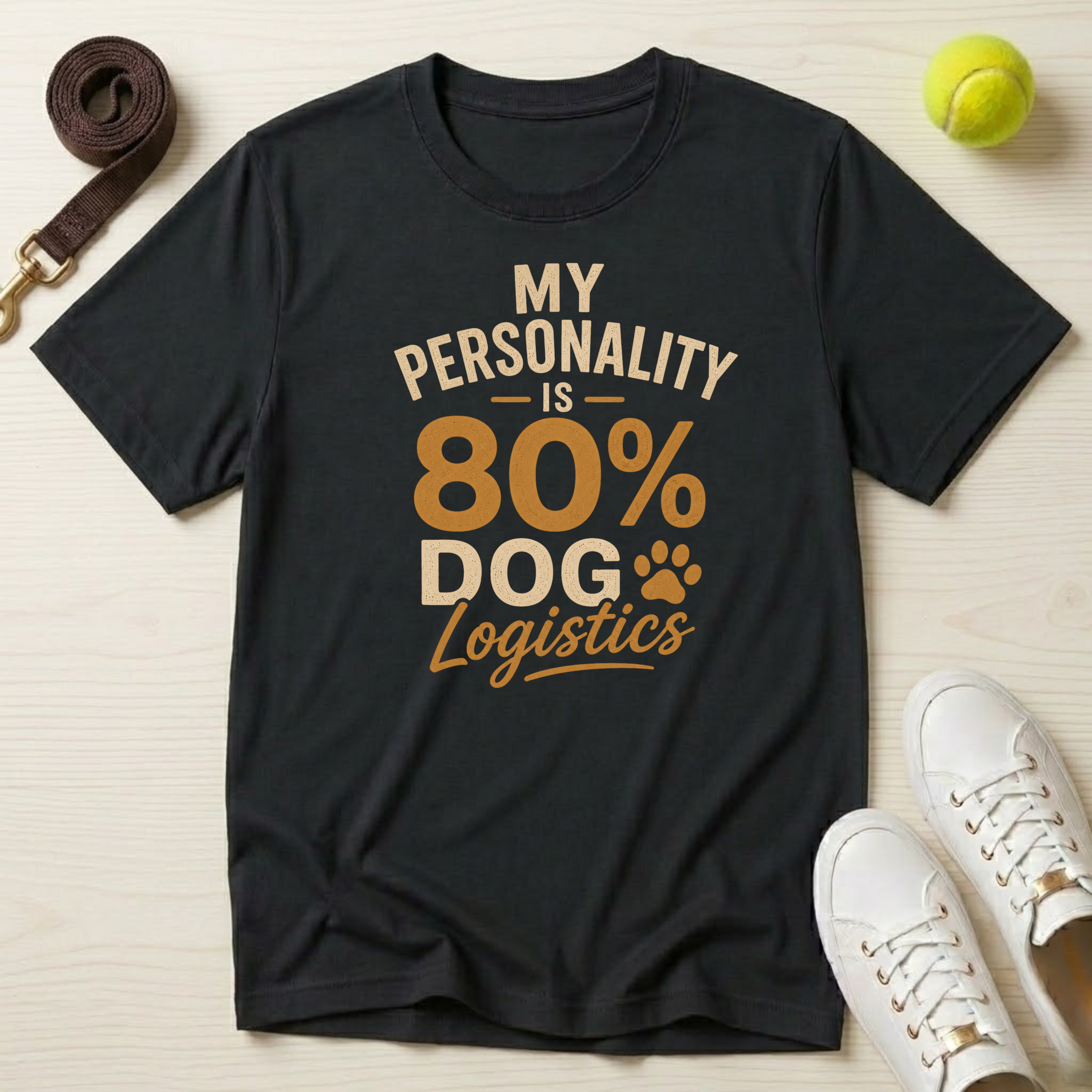 My Personality Is 80% Dog Logistics T-Shirt