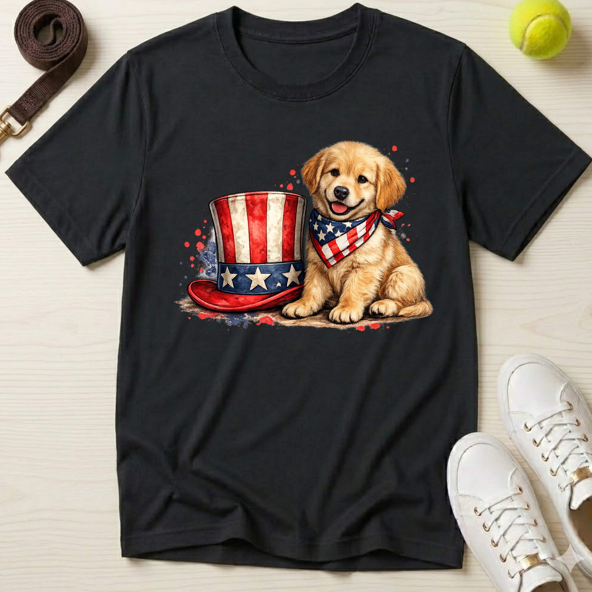 Patriotic Puppy T-Shirt