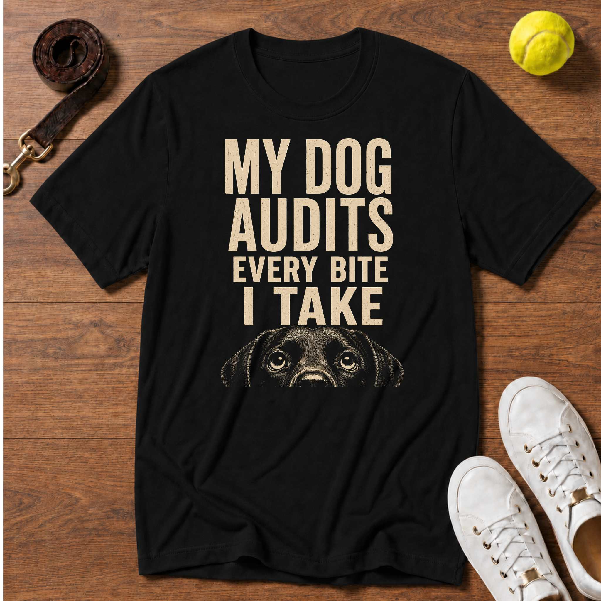 My Dog Audits T-Shirt – Gildan Softstyle