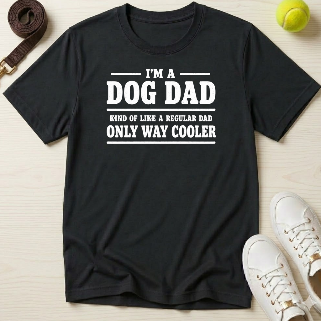 I’m a Dog Dad, Kind of Like a Regular Dad, Only Way Cooler-T Shirt