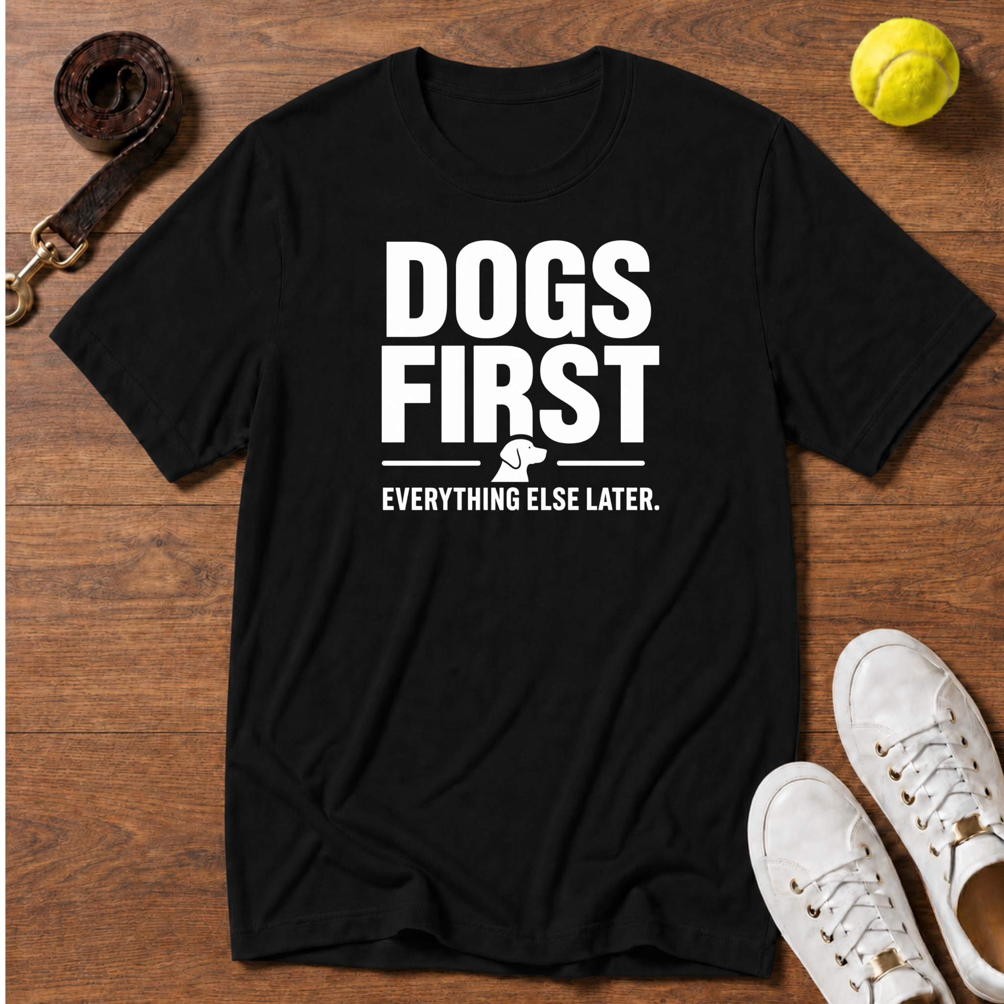 Dogs First T-Shirt – Gildan Softstyle