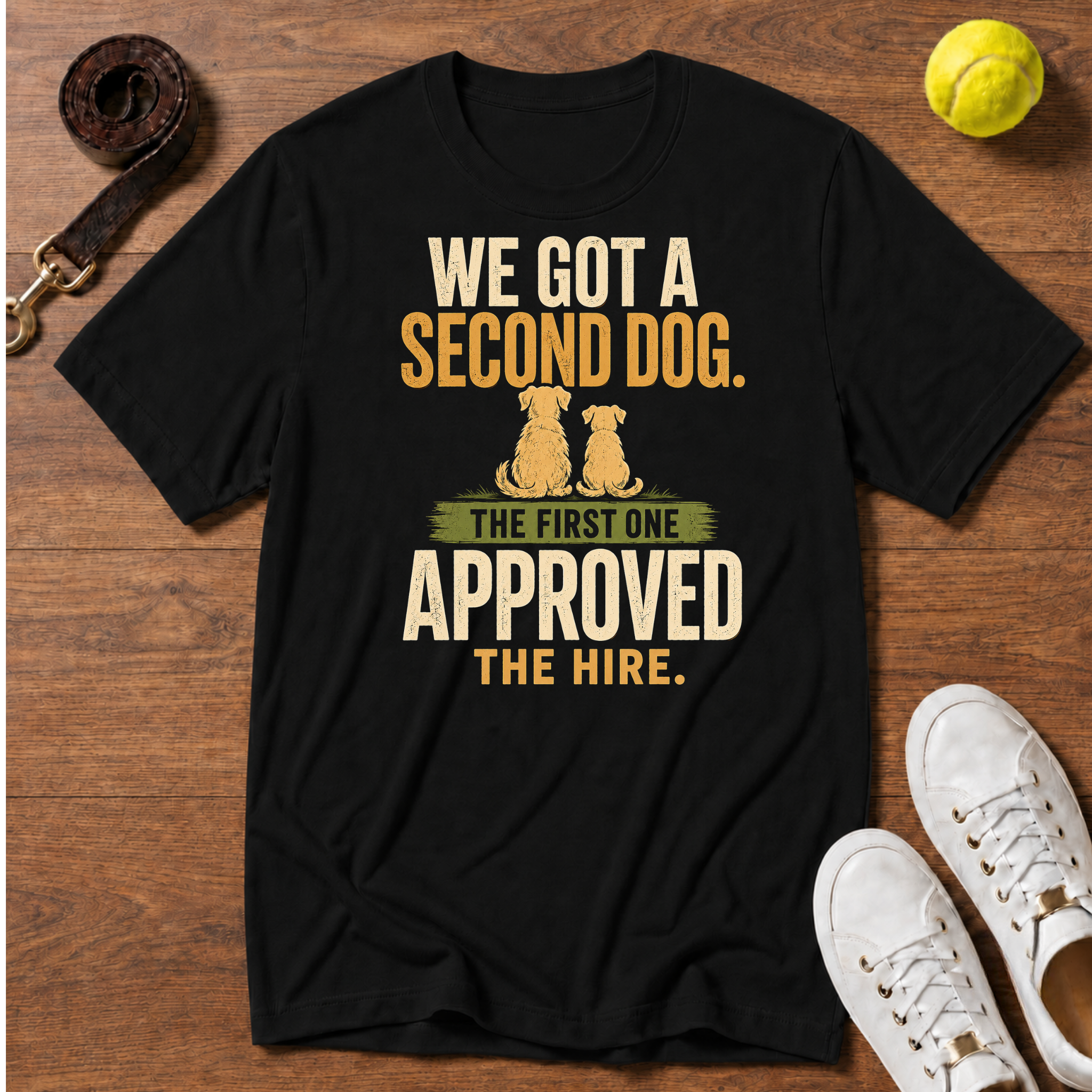We Got A Second Dog T-Shirt – Gildan Softstyle