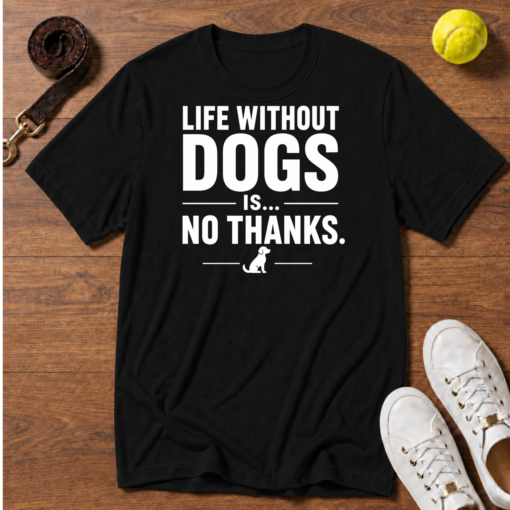 Life Without Dogs T-Shirt – Gildan Softstyle