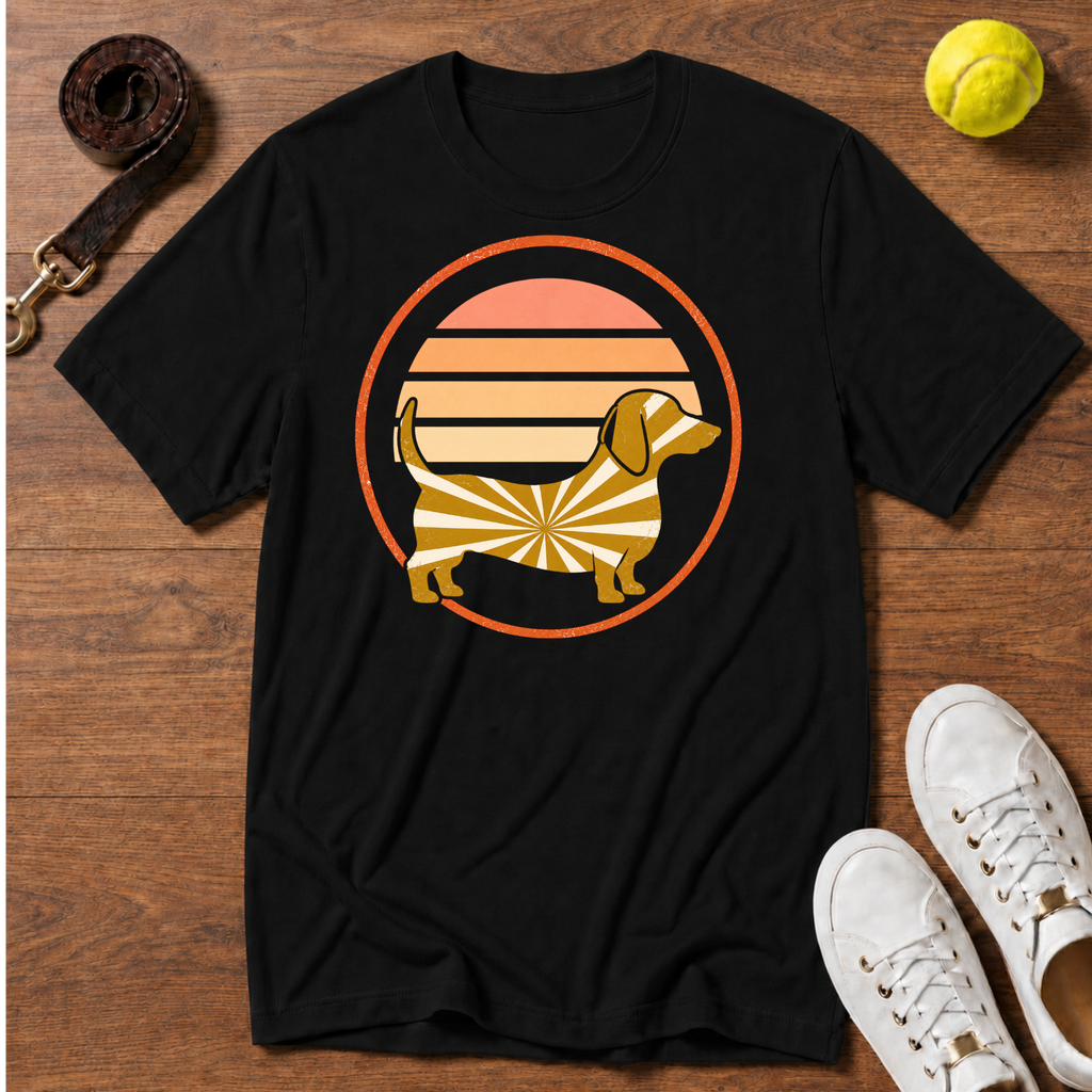 Dachshund Sunset T-Shirt – Gildan Softstyle