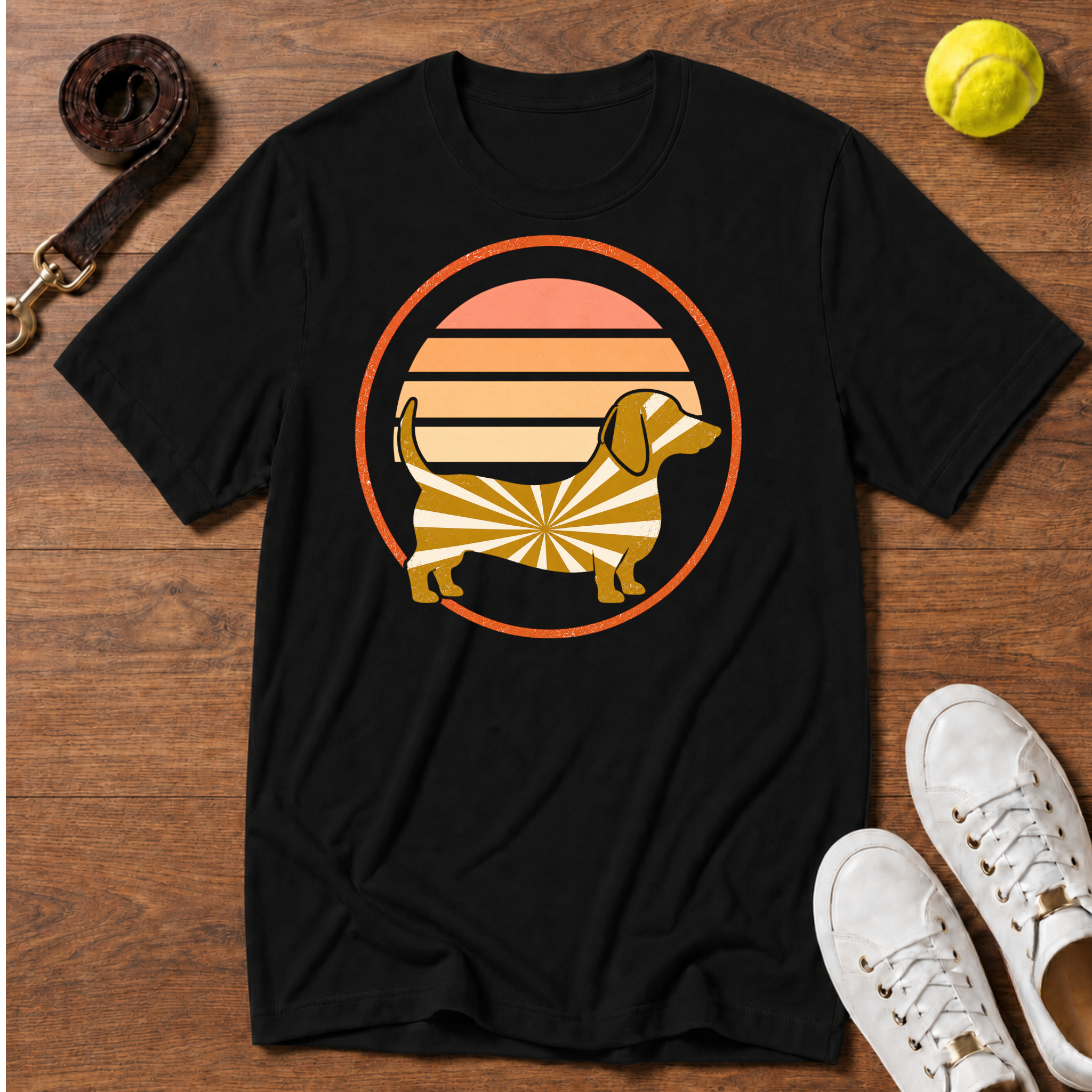 Dachshund Sunset T-Shirt – Gildan Softstyle