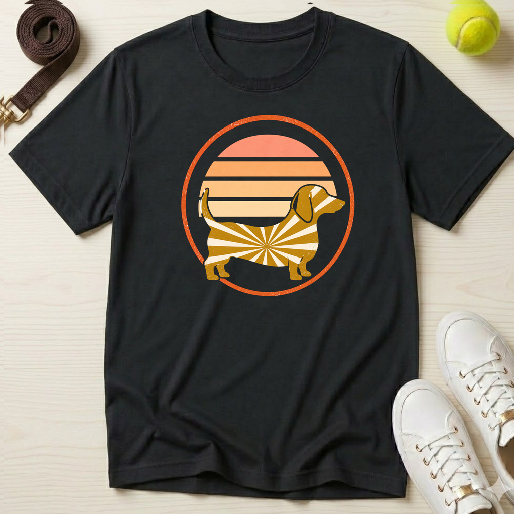 Dachshund Sunset, Classic Tee