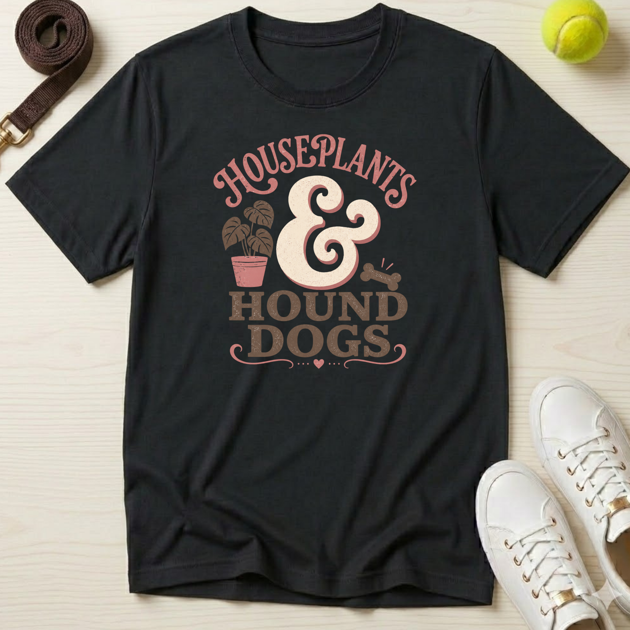 Houseplants & Hound Dogs T‑Shirt