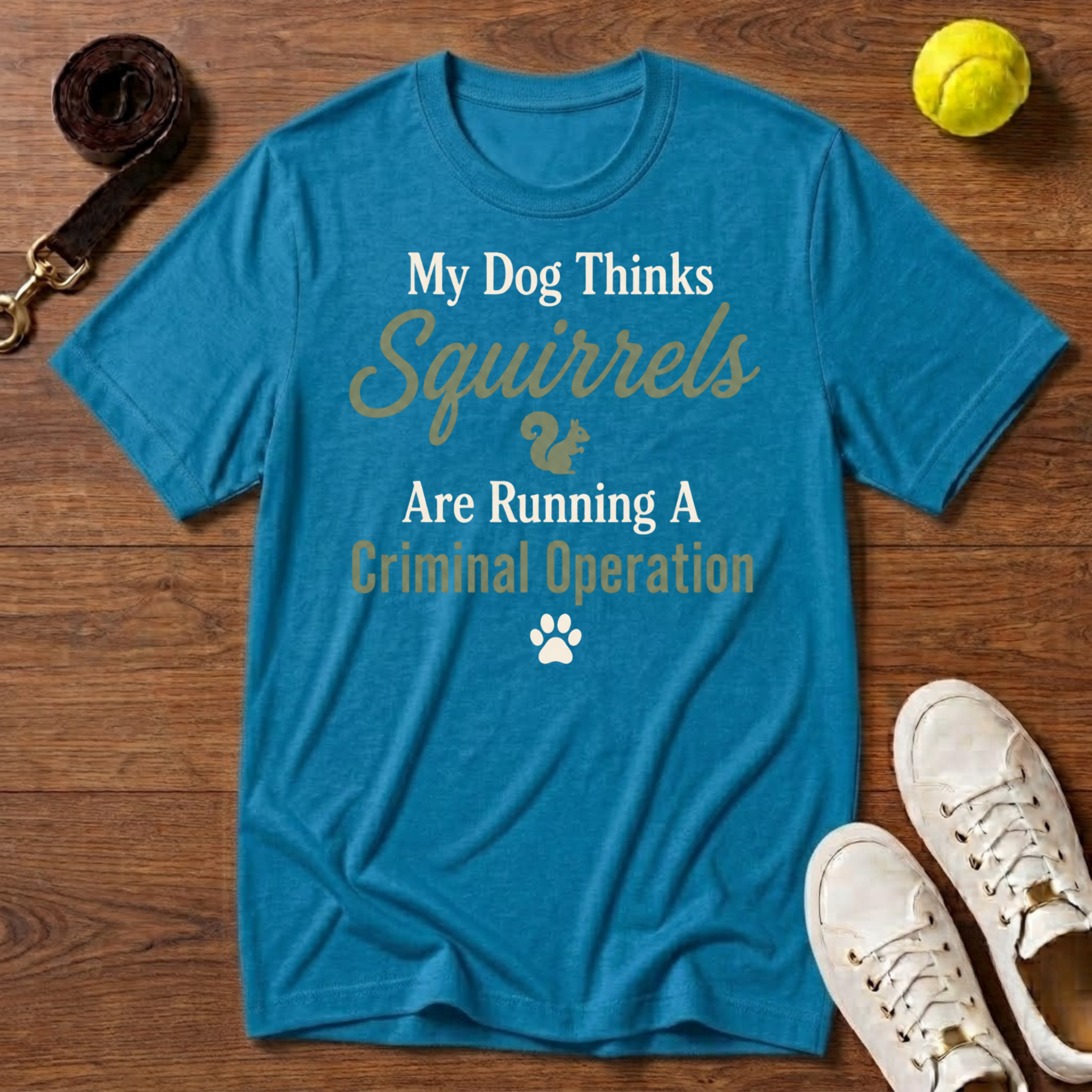 Squirrels Criminal Operation T-Shirt – Gildan Softstyle