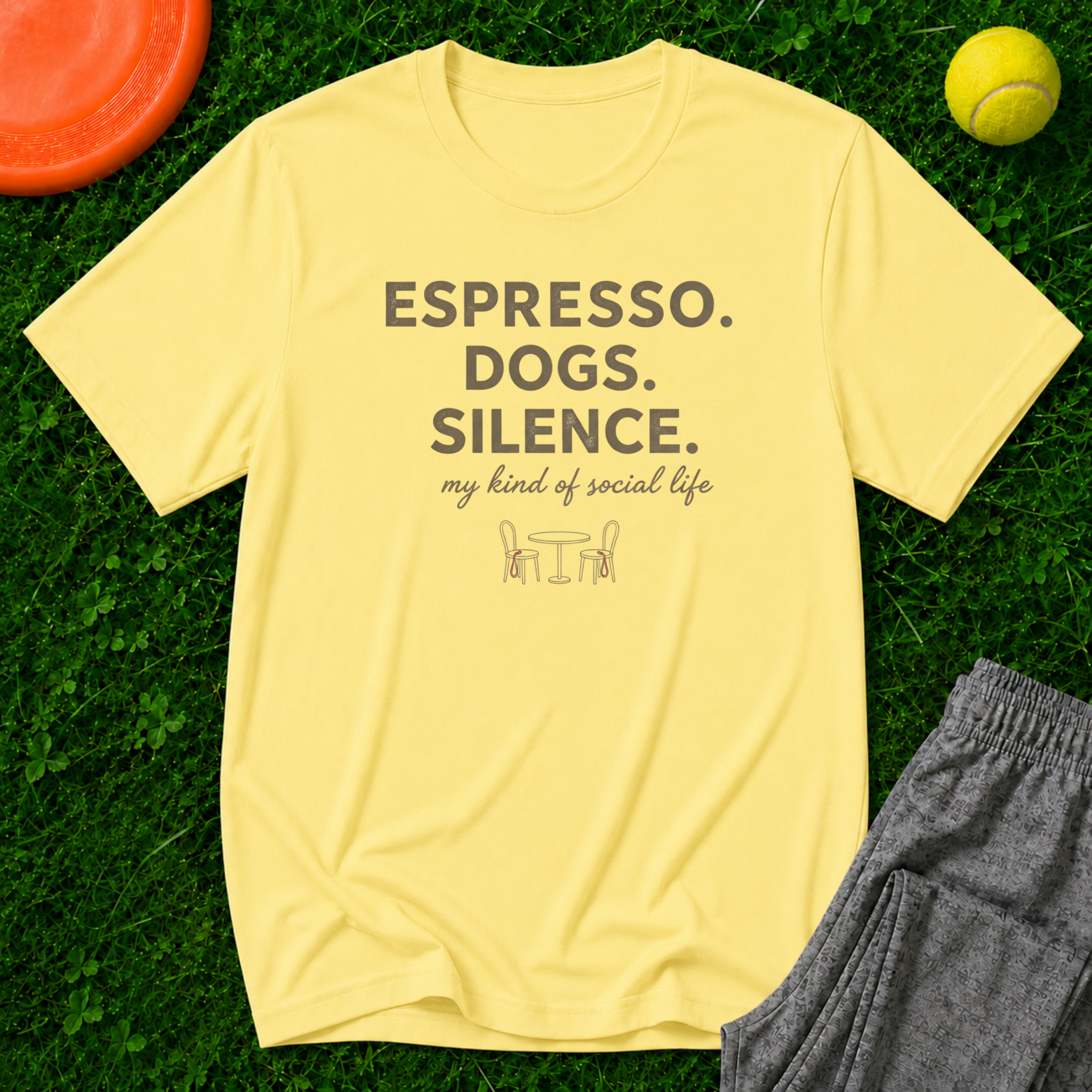 Espresso. Dogs. Silence. Classic T-Shirt