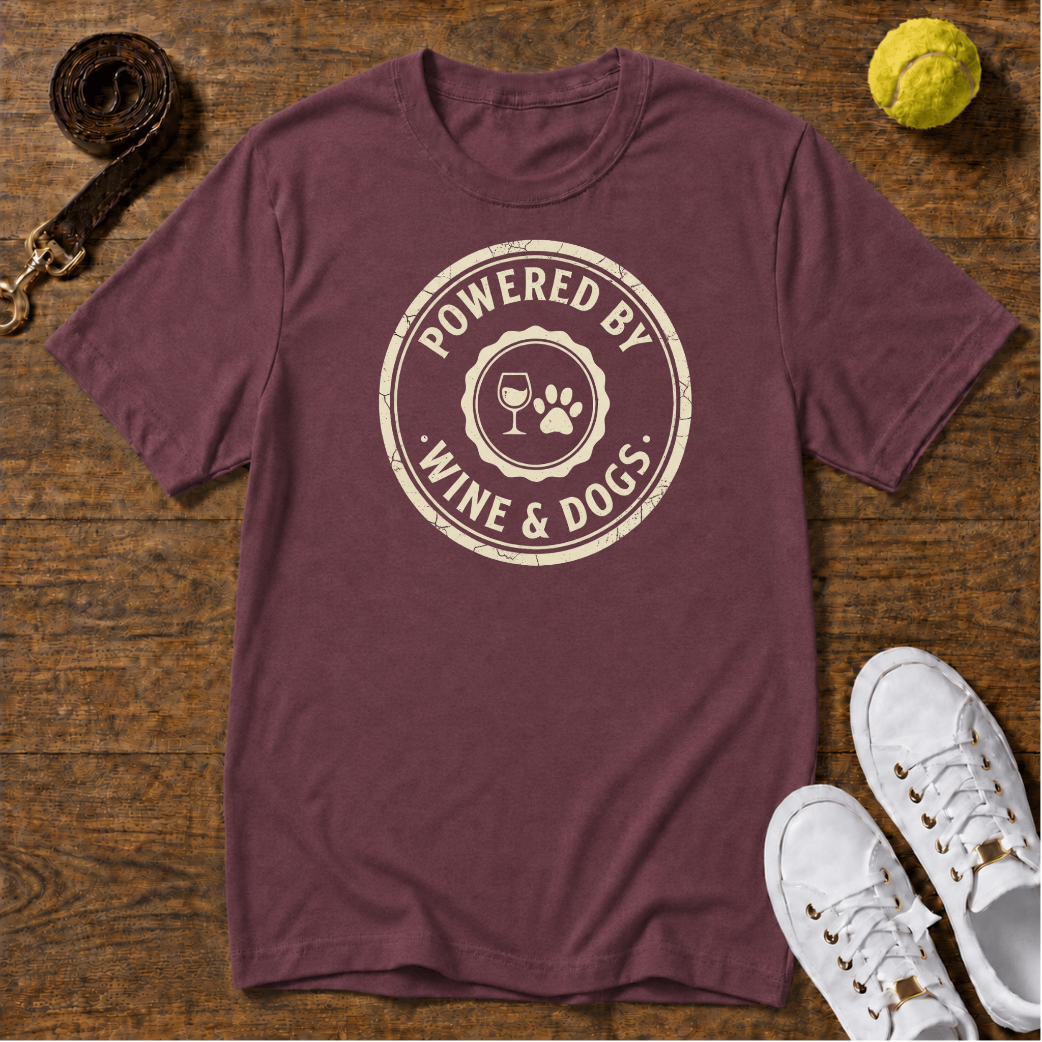 Wine & Dogs T-Shirt — Gildan Softstyle