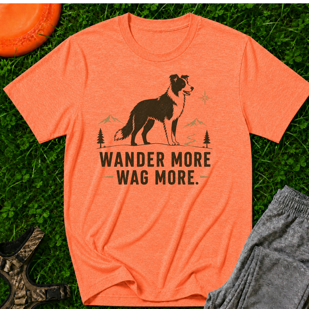 Wander More Wag More, Classic Tee