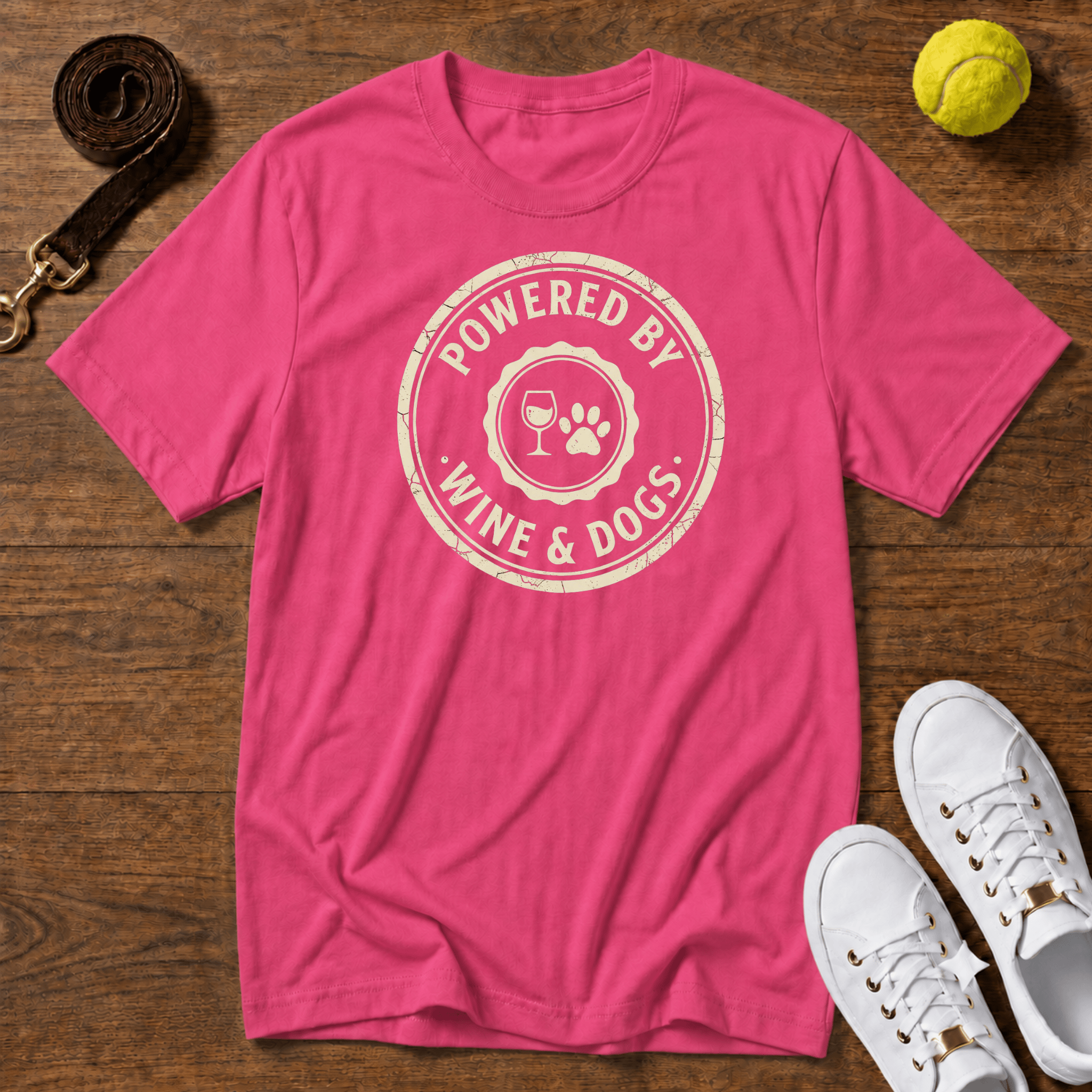Wine & Dogs T-Shirt — Gildan Softstyle