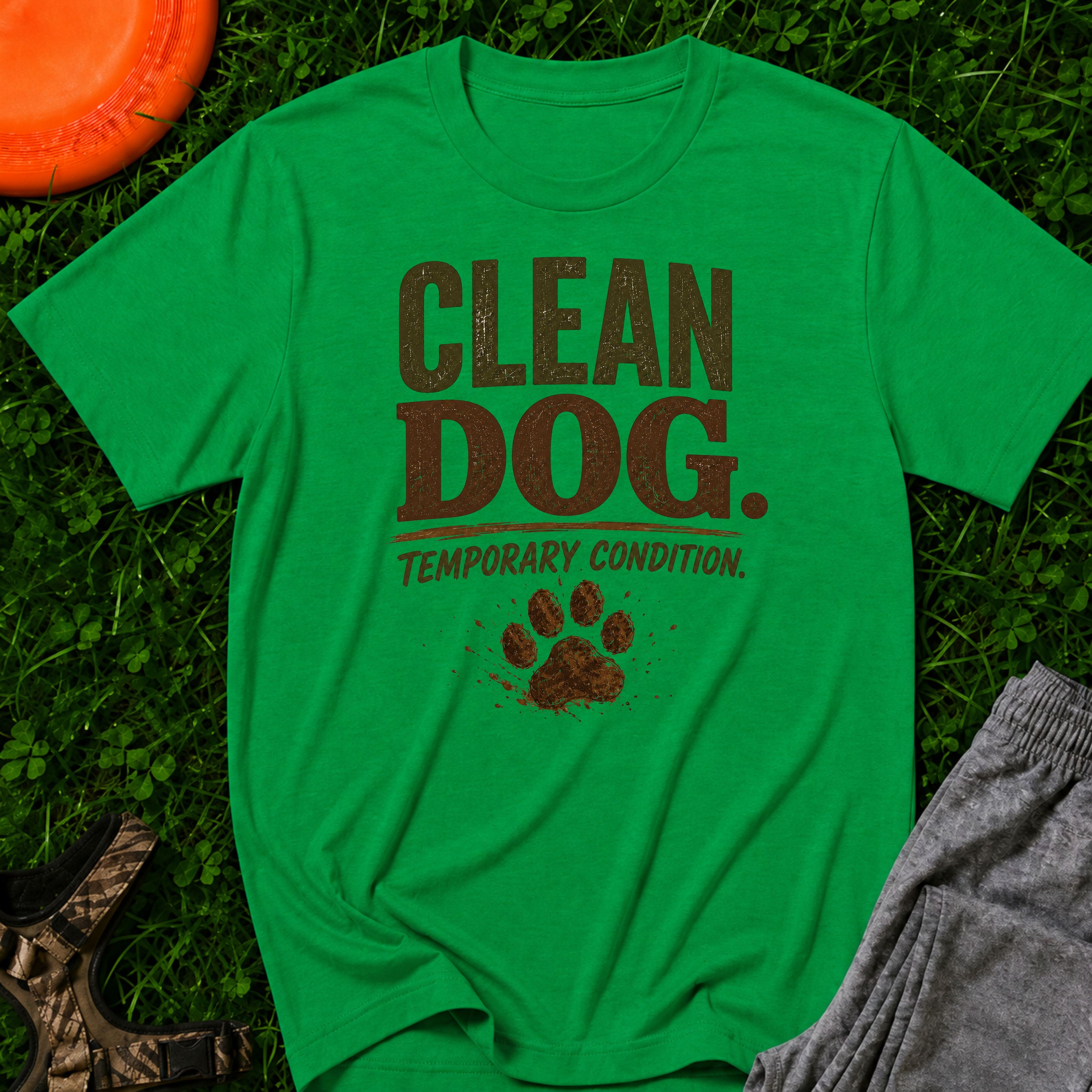 Clean Dog. Temporary Condition. T-Shirt