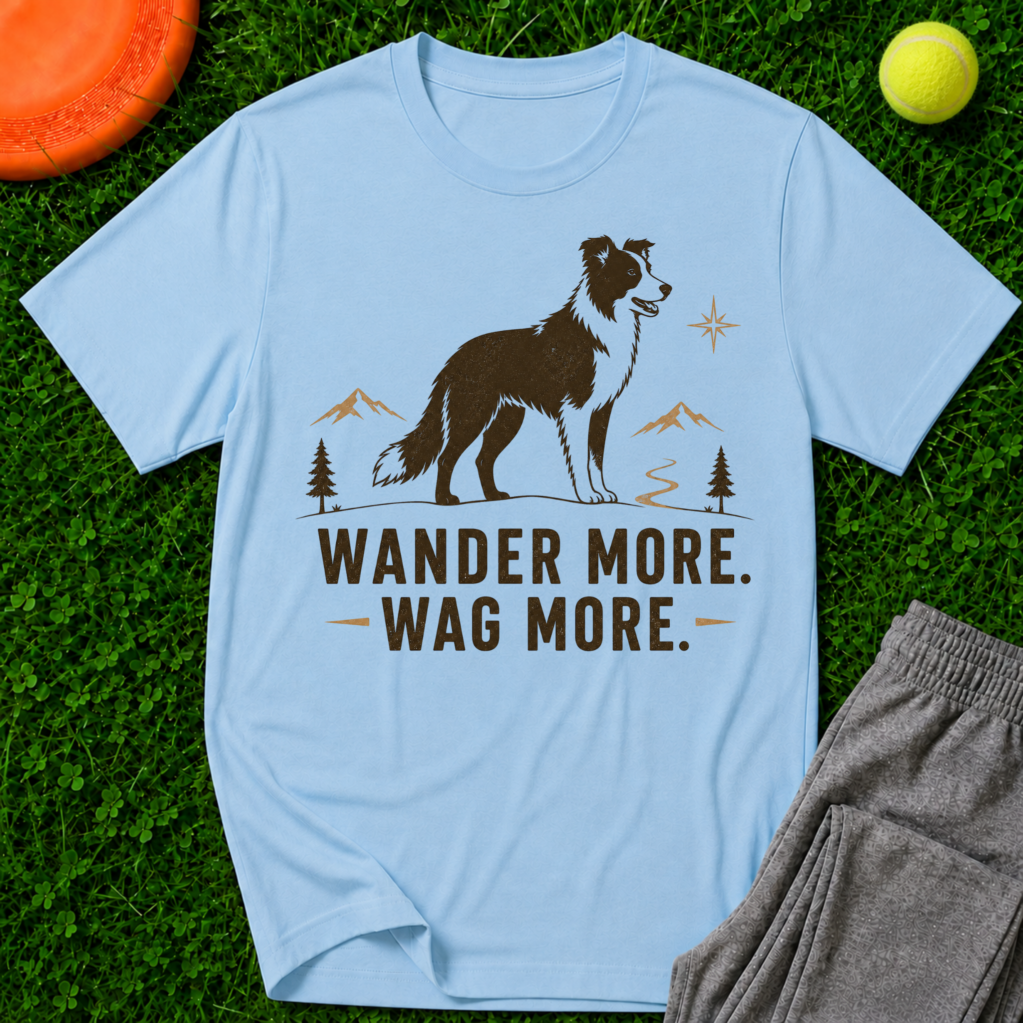 Wander More Wag More, Classic T-Shirt