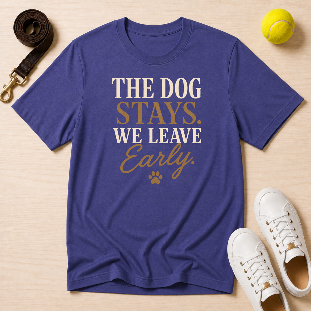 We Leave Early. Classic T-Shirt
