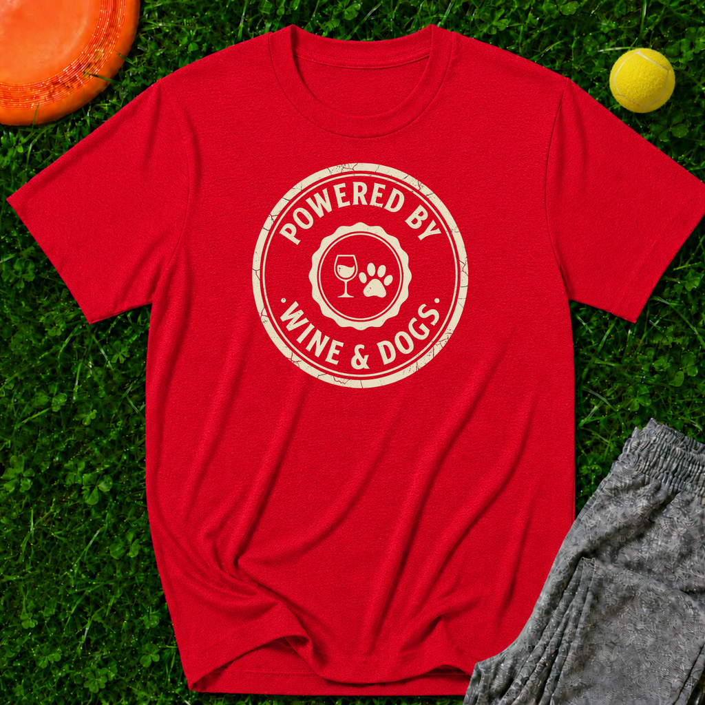 Wine & Dogs T-Shirt — Gildan Softstyle