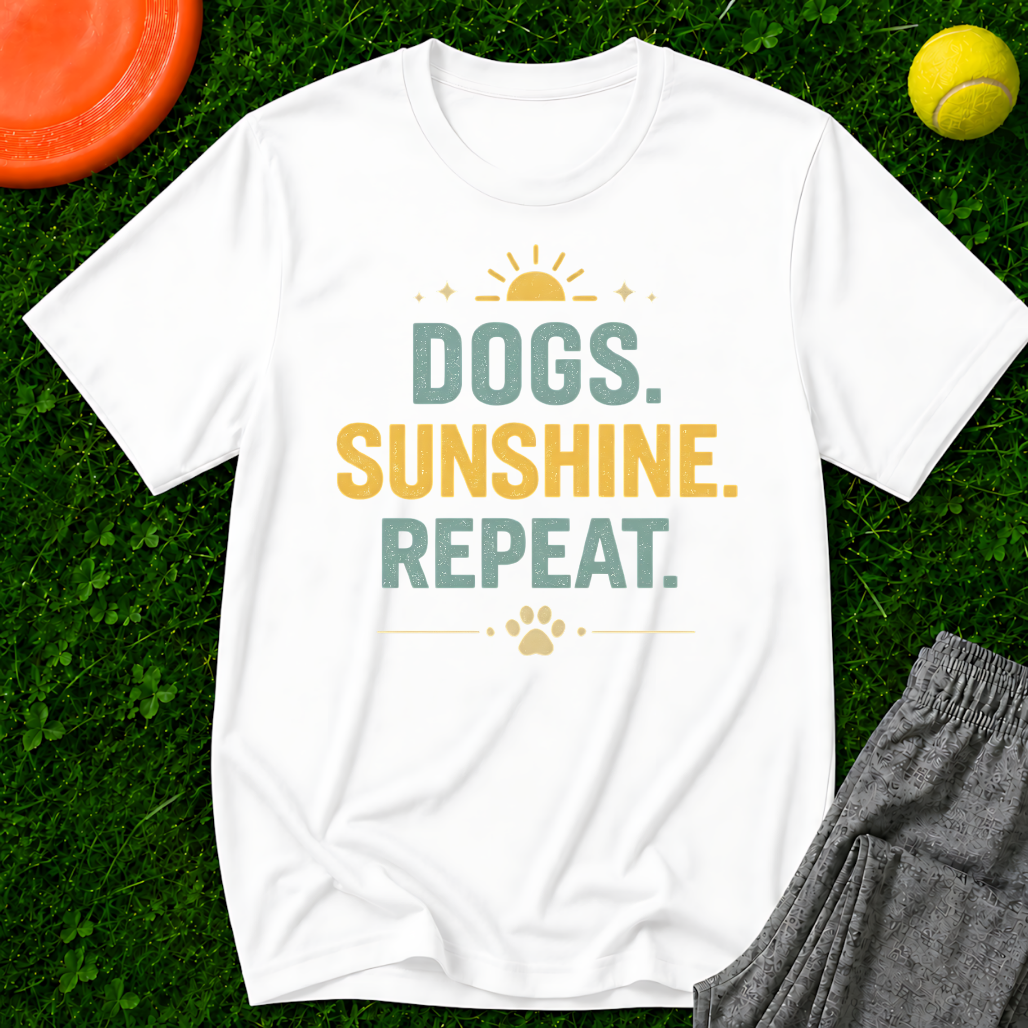 Dogs. Sunshine. Repeat. Classic T-Shirt