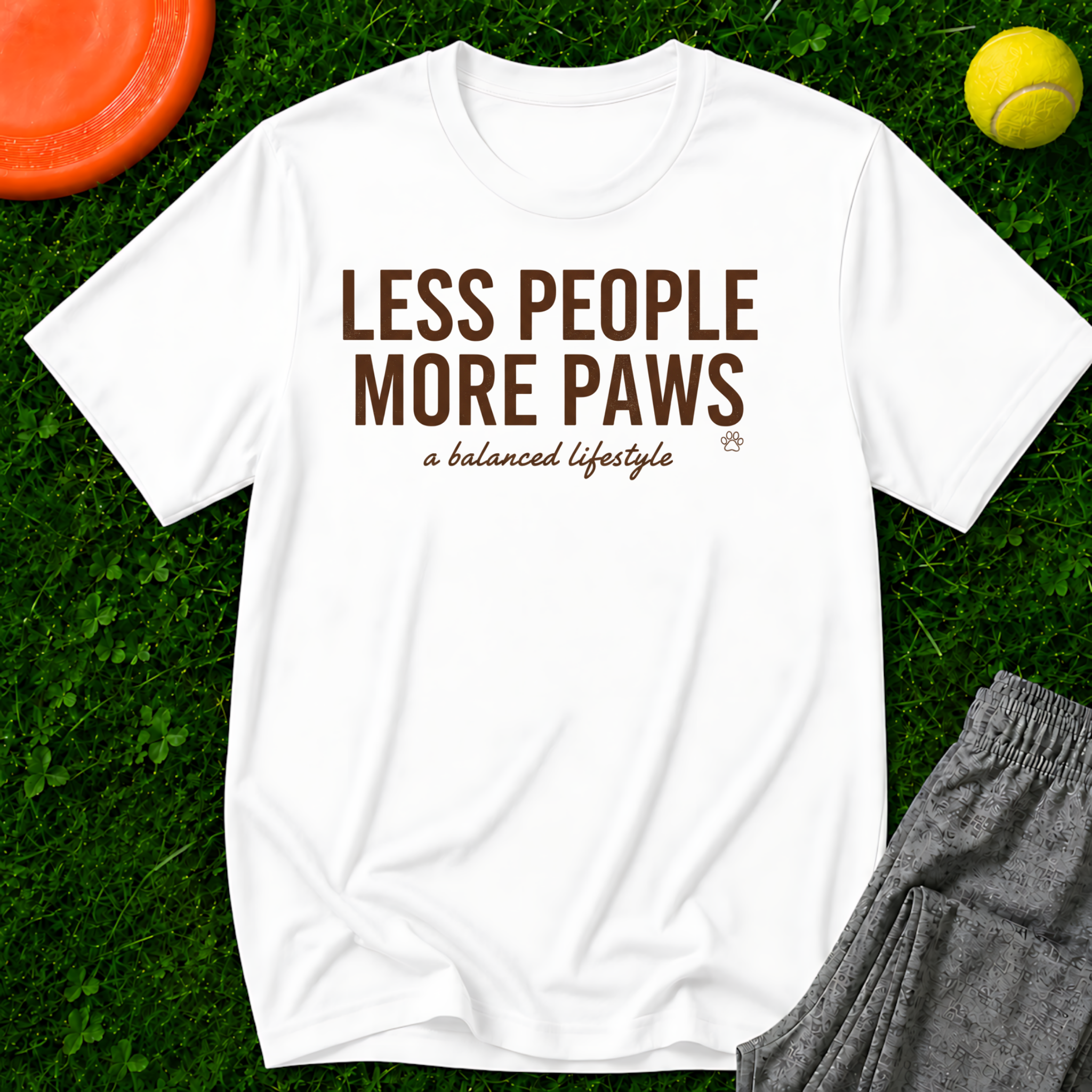 Less People More Paws Classic T-Shirt