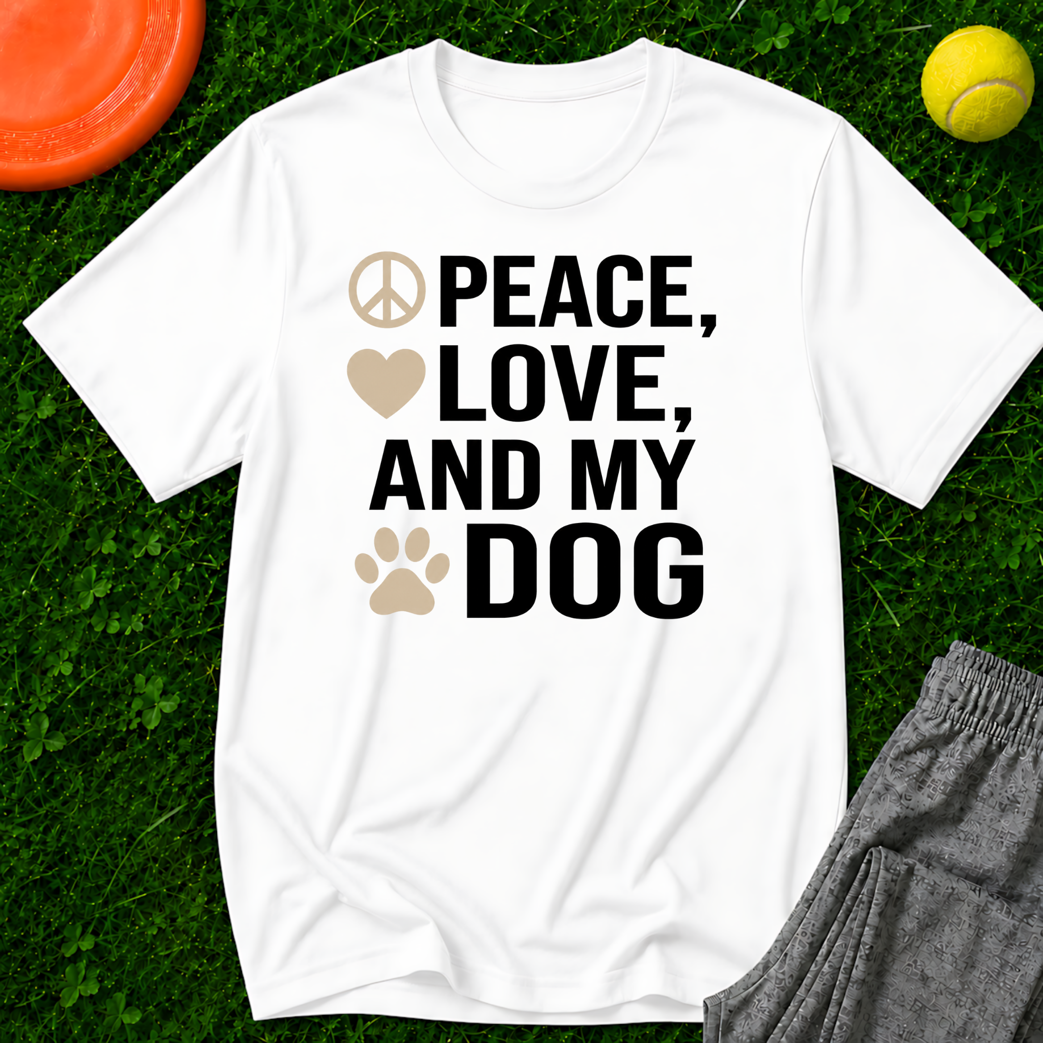 Peace, Love, Classic T-Shirt
