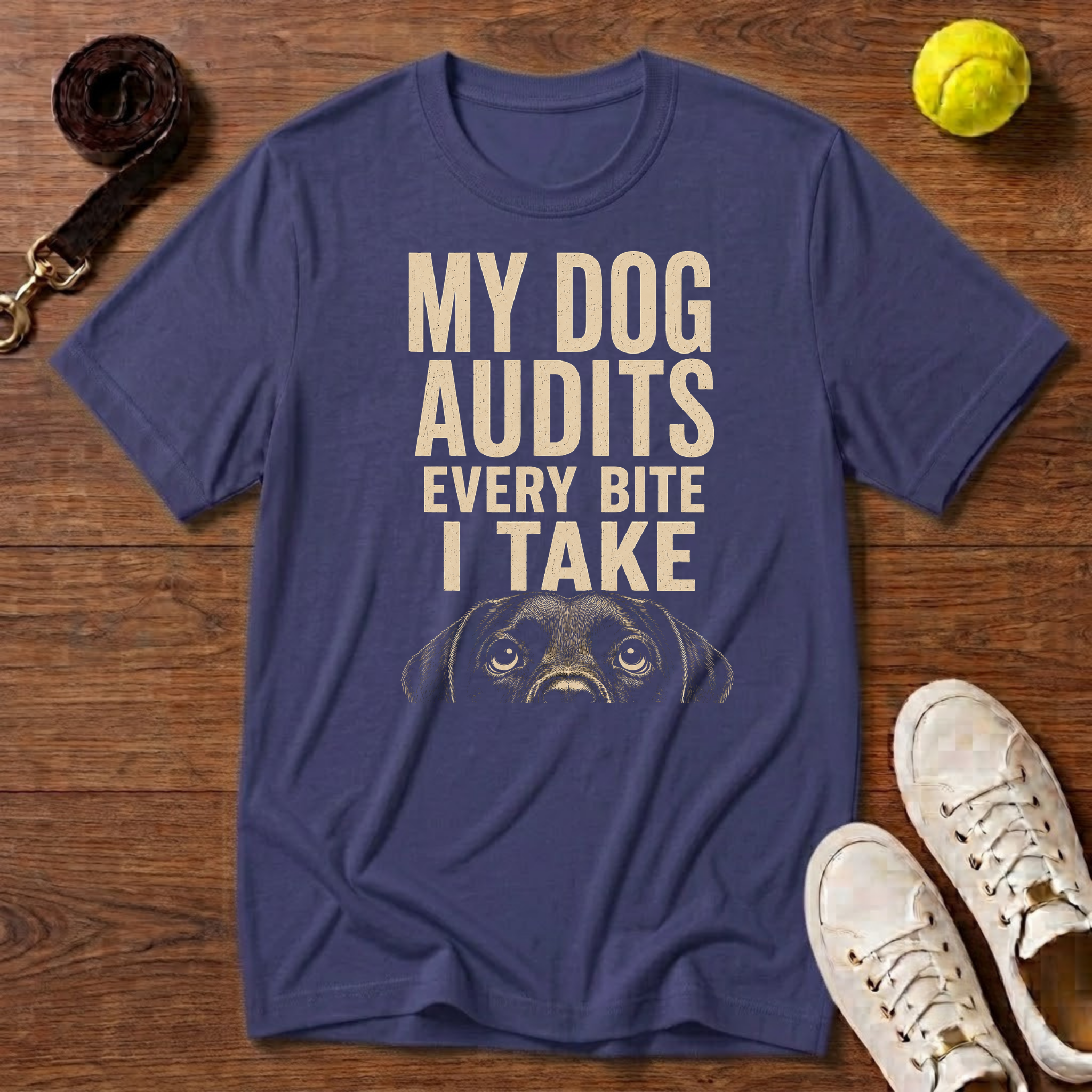My Dog Audits T-Shirt – Gildan Softstyle