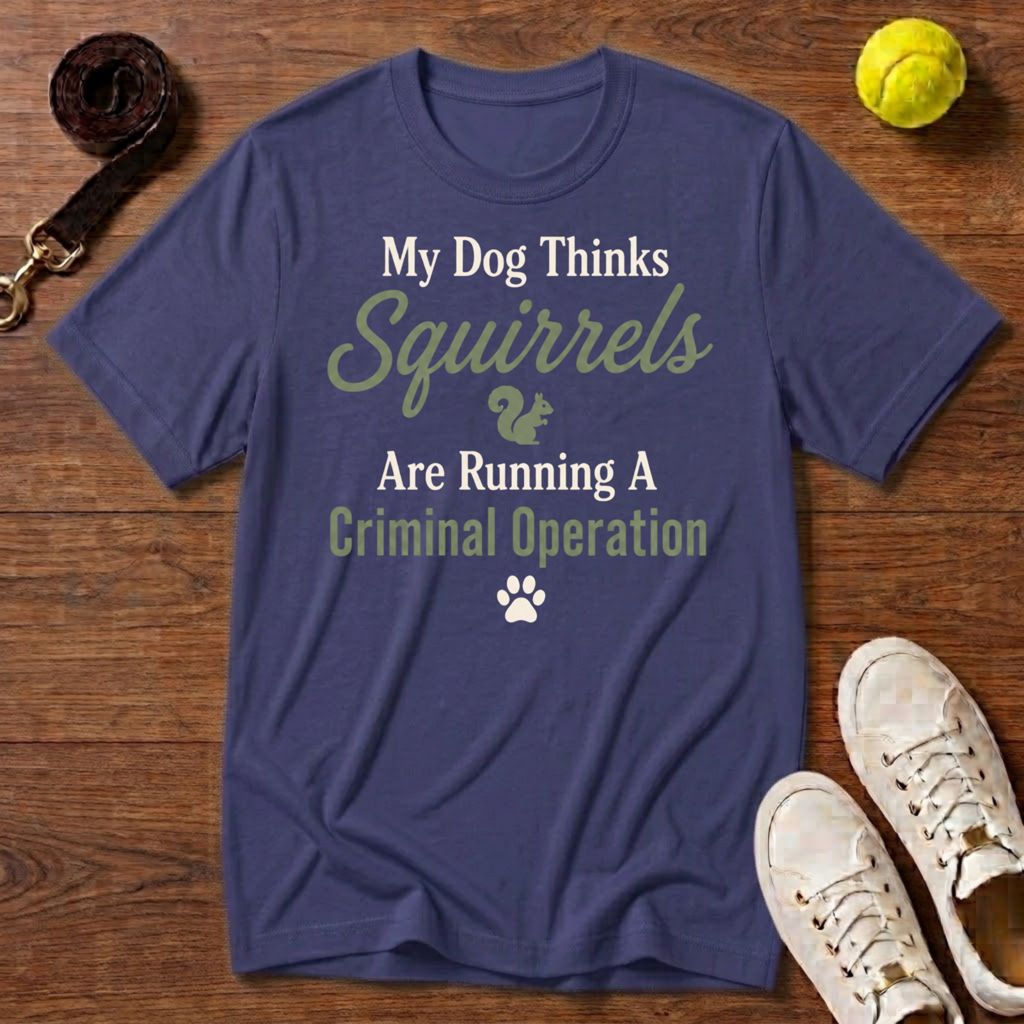 Squirrels Criminal Operation T-Shirt – Gildan Softstyle