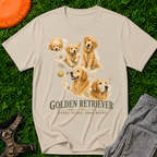 Golden Retriever Family T-Shirt