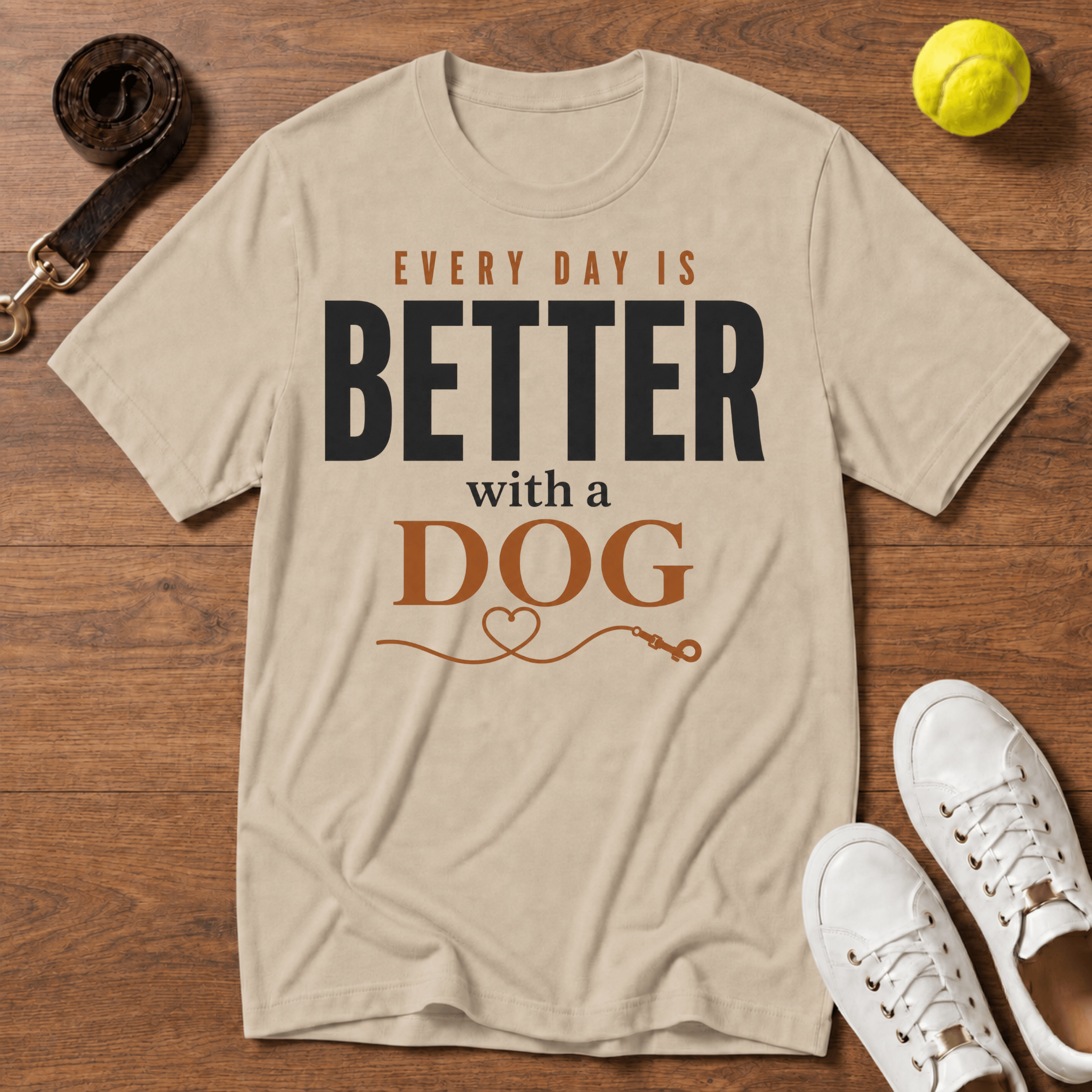 Better With A Dog T-Shirt – Gildan Softstyle